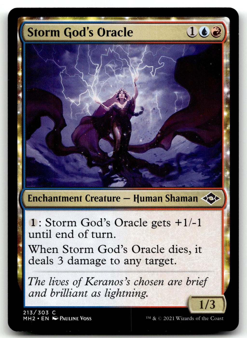 Storm God's Oracle 213 Common Modern Horizons 2 Magic: The Gathering Near Mint