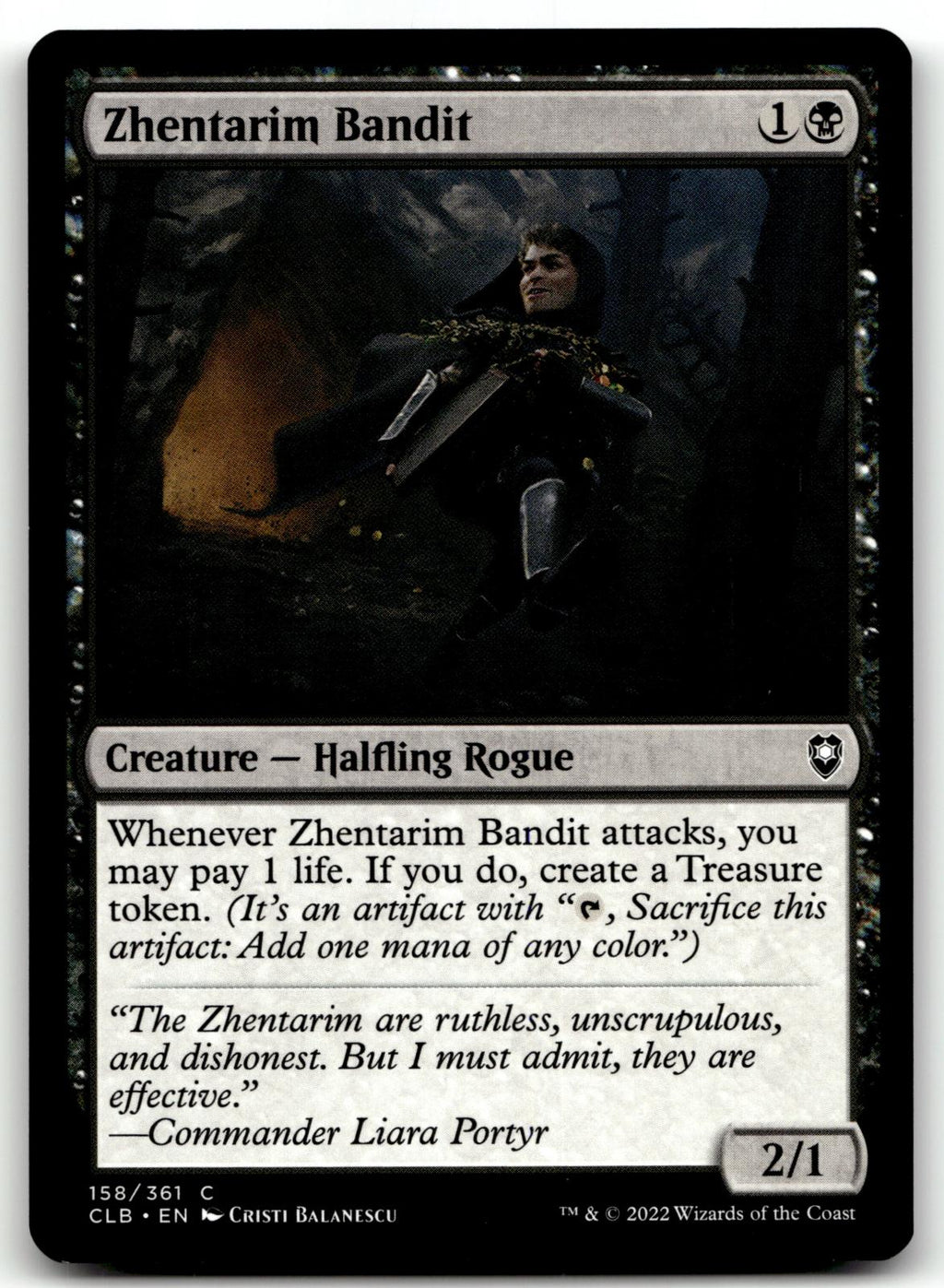 Zhentarim Bandit 158 Commander Legends: Battle for Baldur's Gate Magic: The Gathering NM