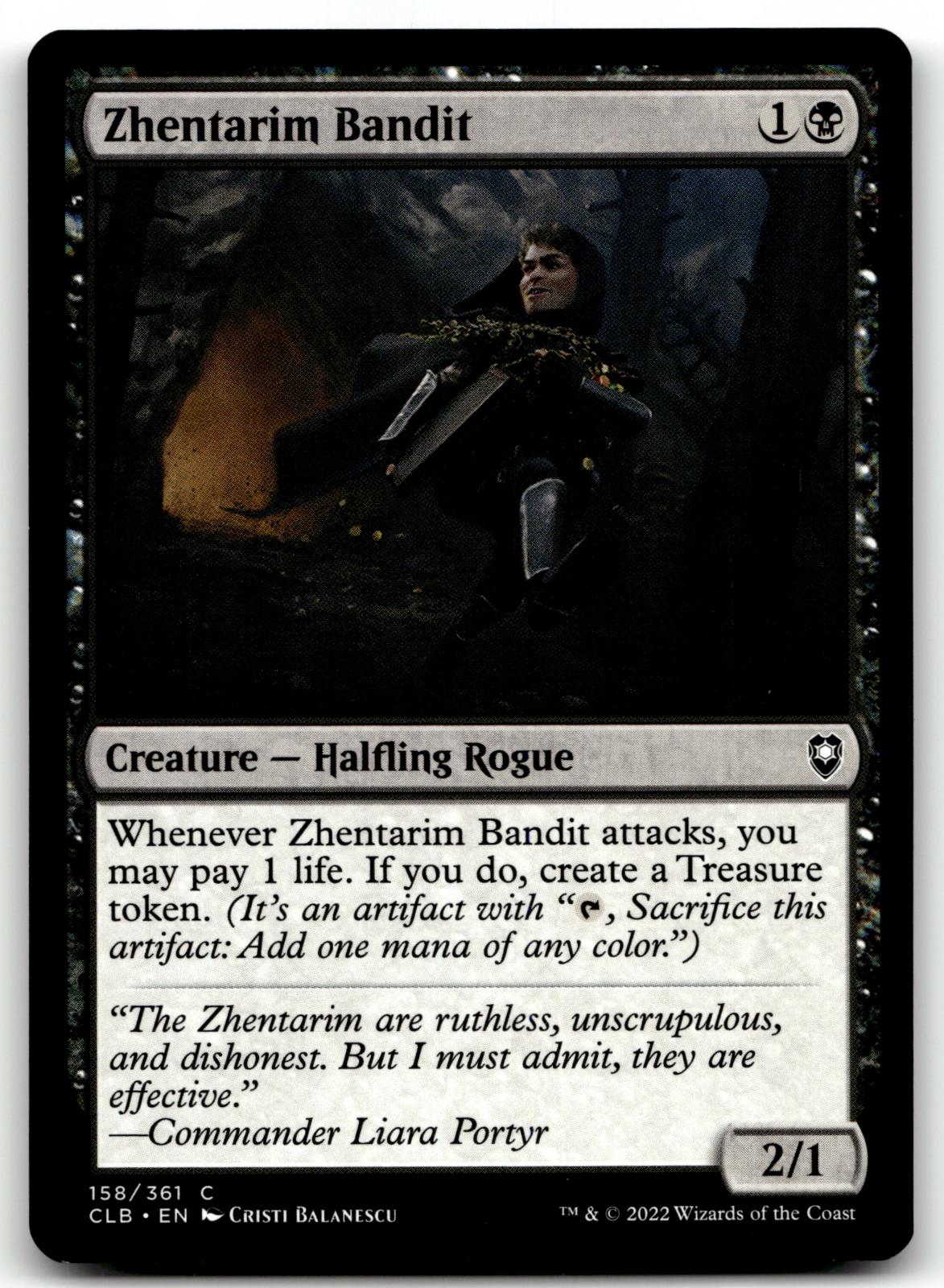 Zhentarim Bandit 158 Commander Legends: Battle for Baldur's Gate Magic: The Gathering NM