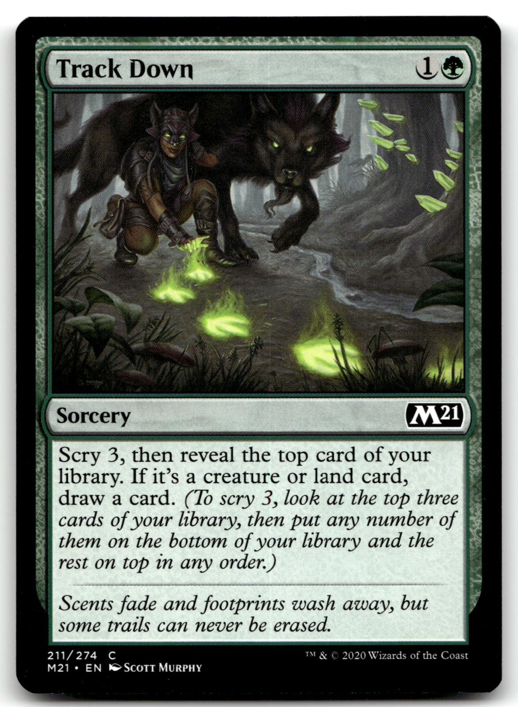 Track Down 211 Common Core Set 2021 Magic: The Gathering Near Mint