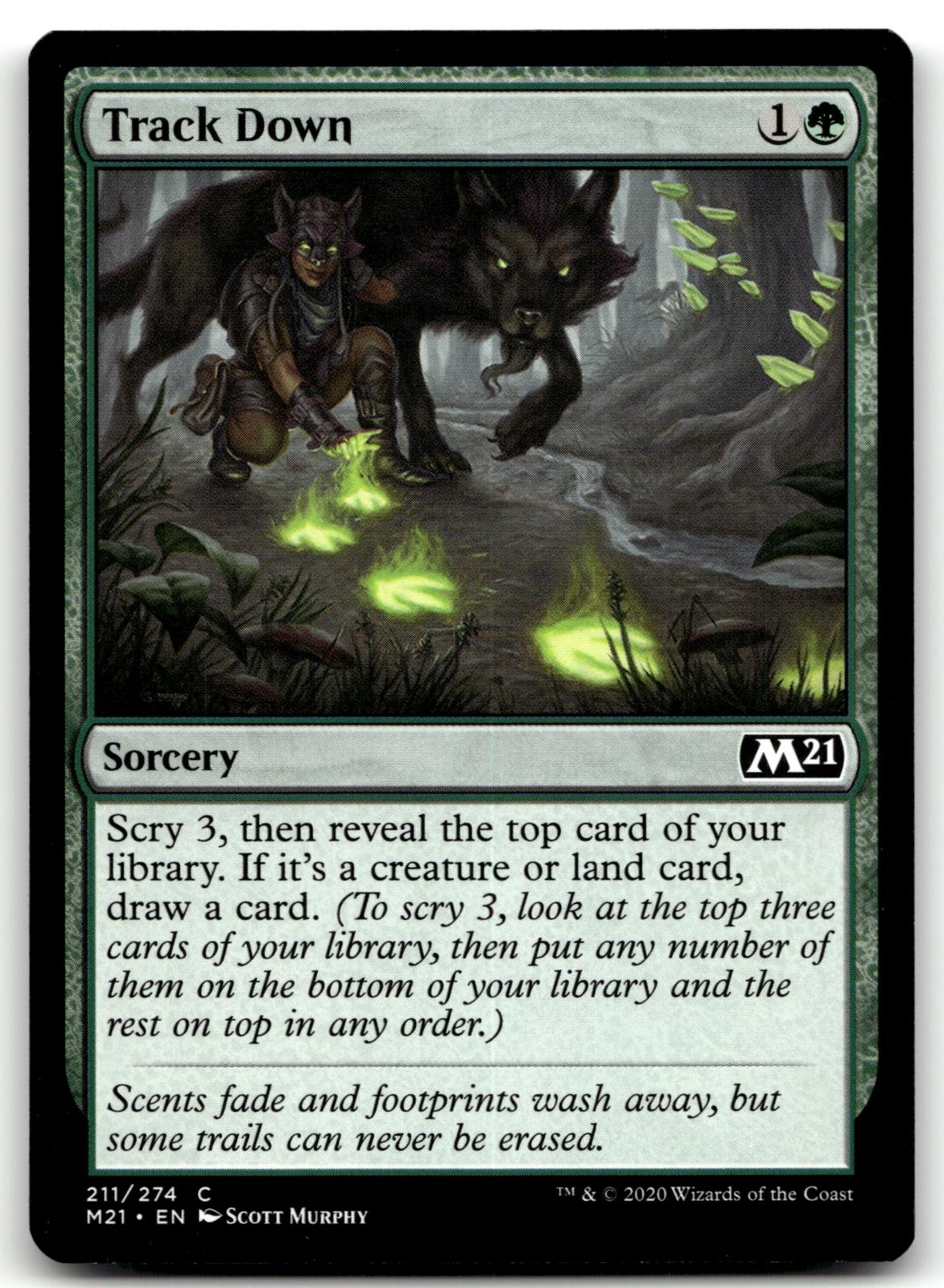 Track Down 211 Common Core Set 2021 Magic: The Gathering Near Mint