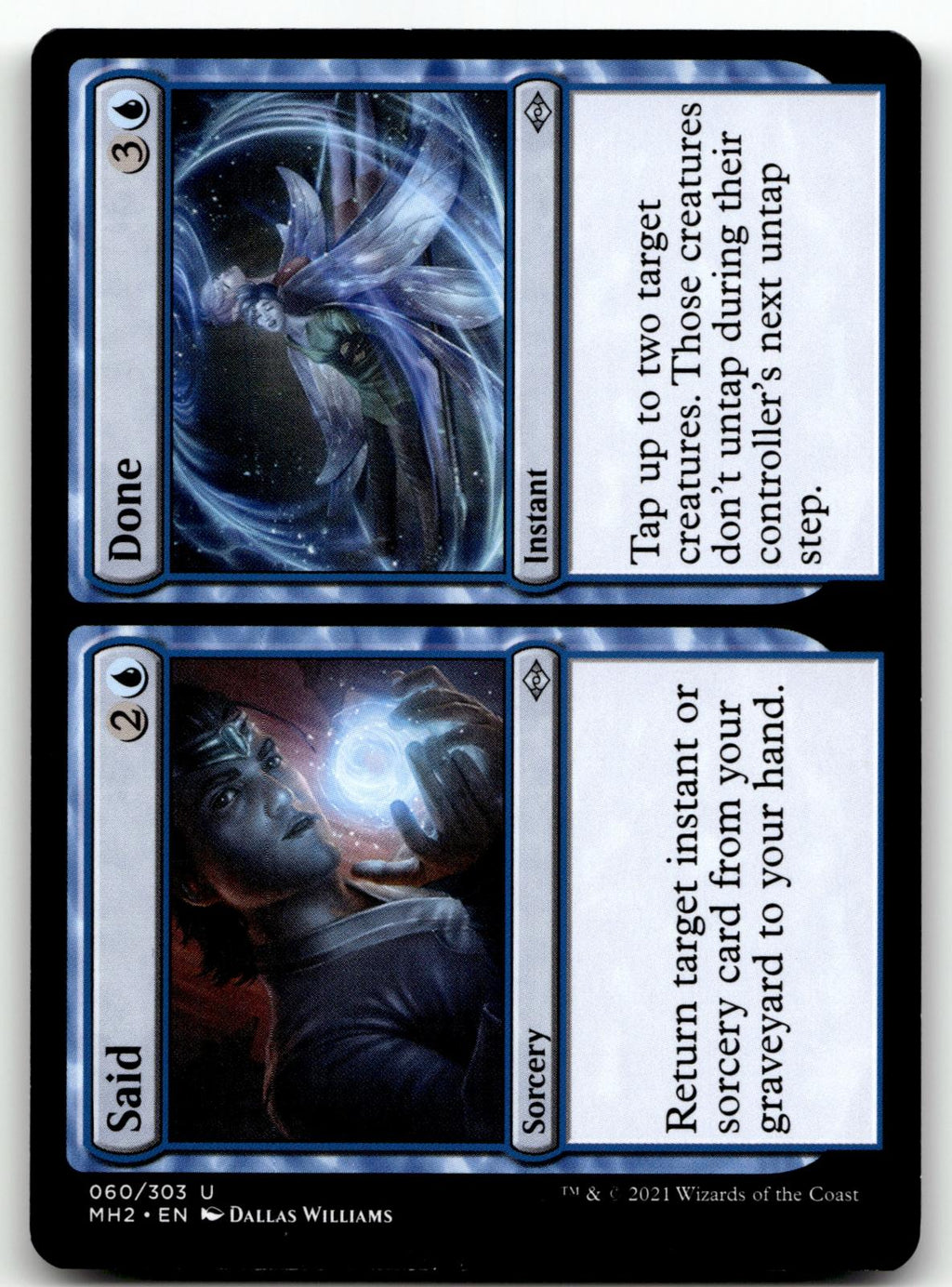 Said // Done 60 Uncommon Modern Horizons 2 Magic: The Gathering Near Mint