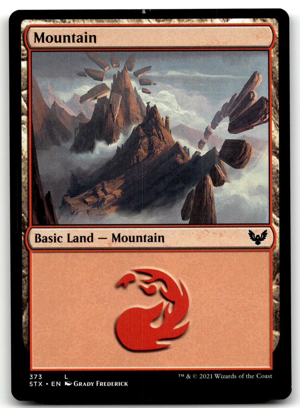 Mountain (373) 373 Land Strixhaven: School of Mages Magic: The Gathering NM