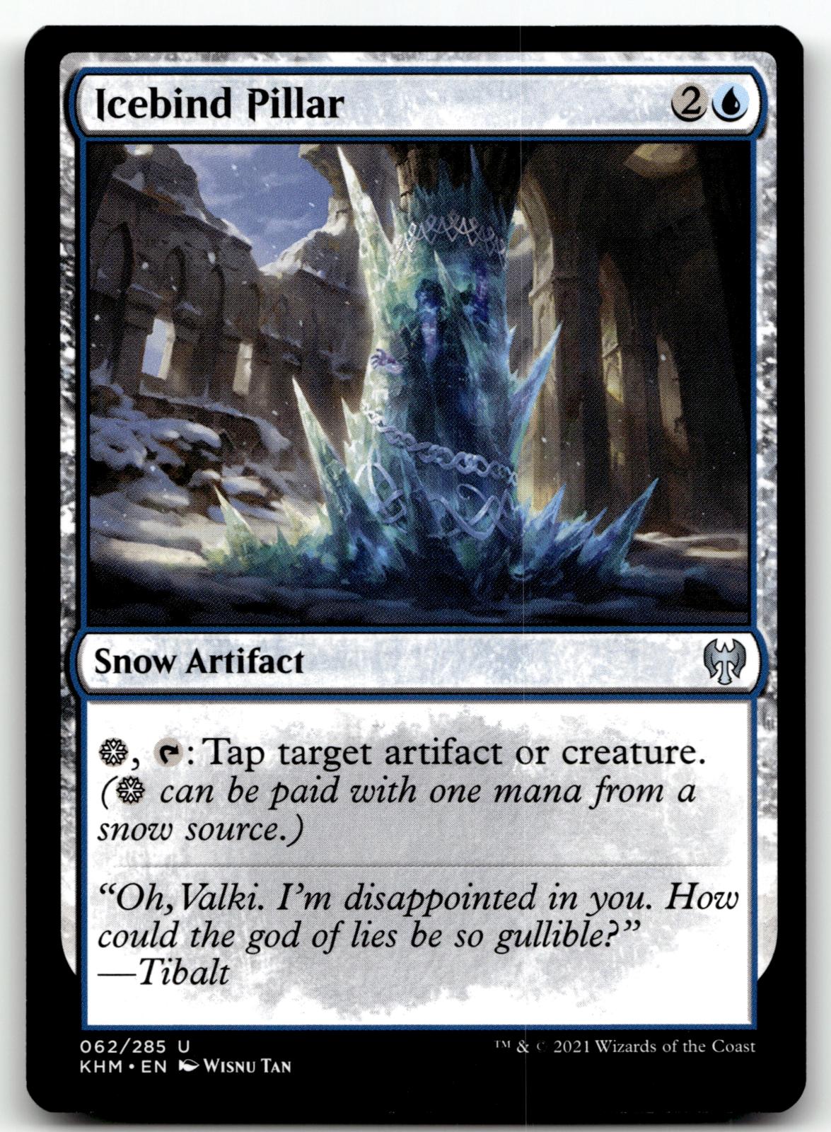 Icebind Pillar 62 Uncommon Kaldheim Magic: The Gathering Near Mint