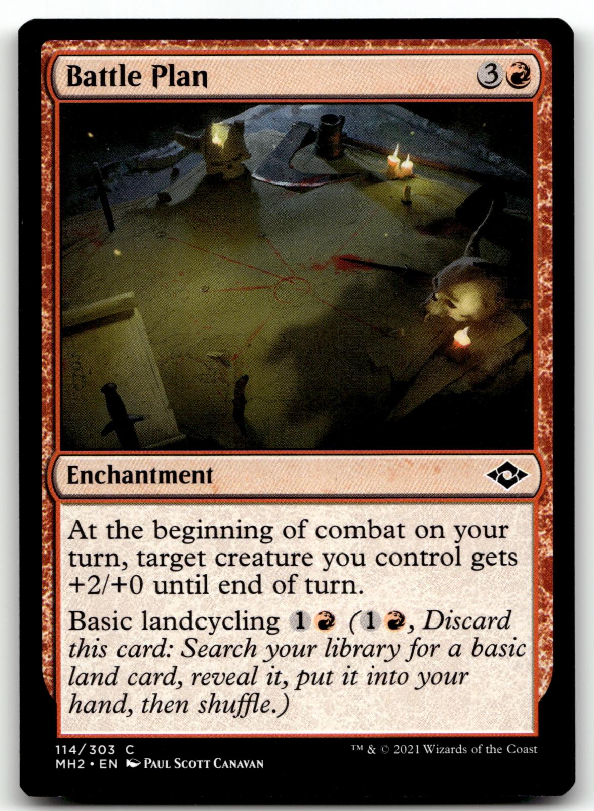 Battle Plan 114 Common Modern Horizons 2 Magic: The Gathering Near Mint