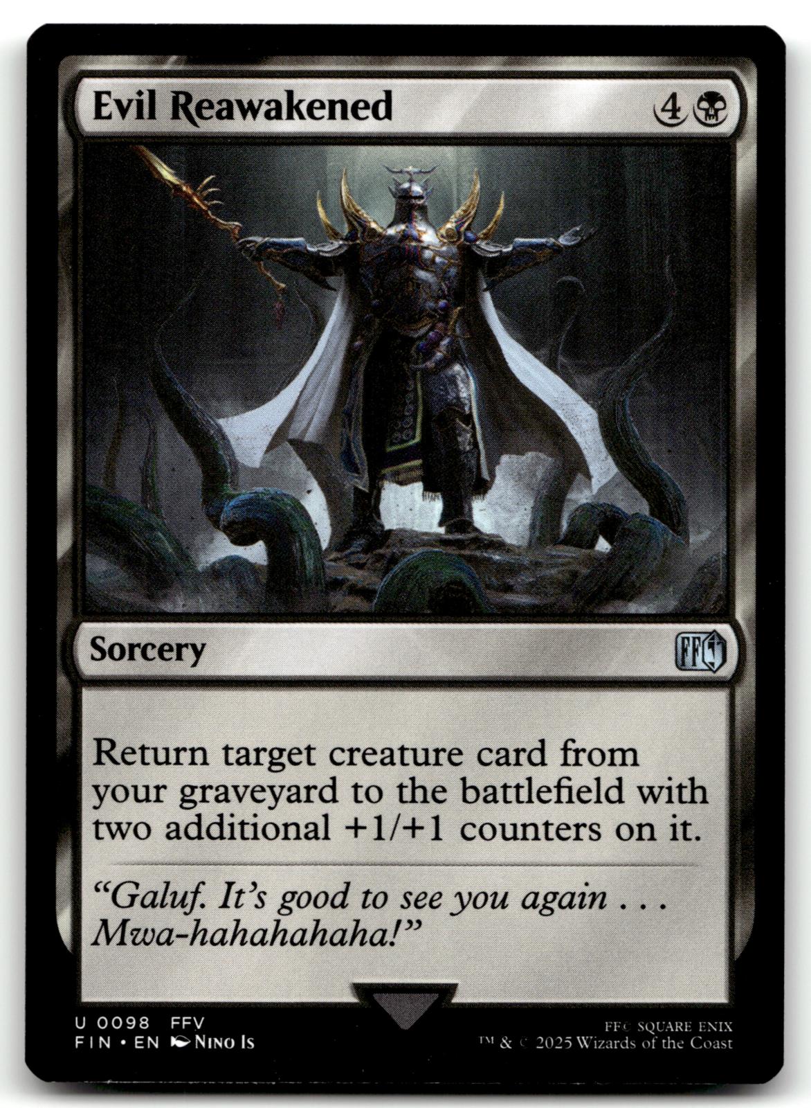 Evil Reawakened 98 Uncommon FINAL FANTASY Magic: The Gathering Near Mint