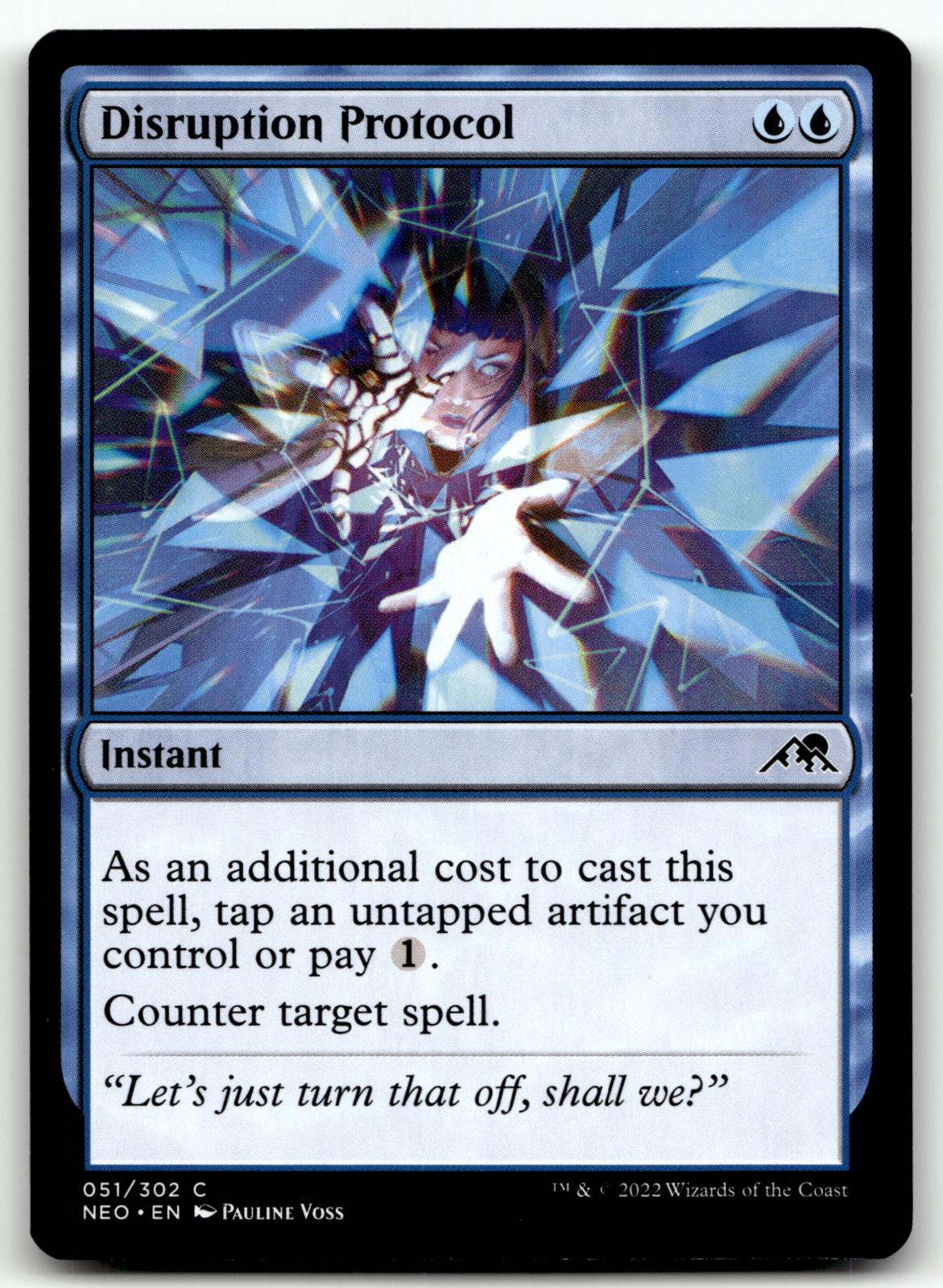 Disruption Protocol 51 Common Kamigawa: Neon Dynasty Magic: The Gathering NM
