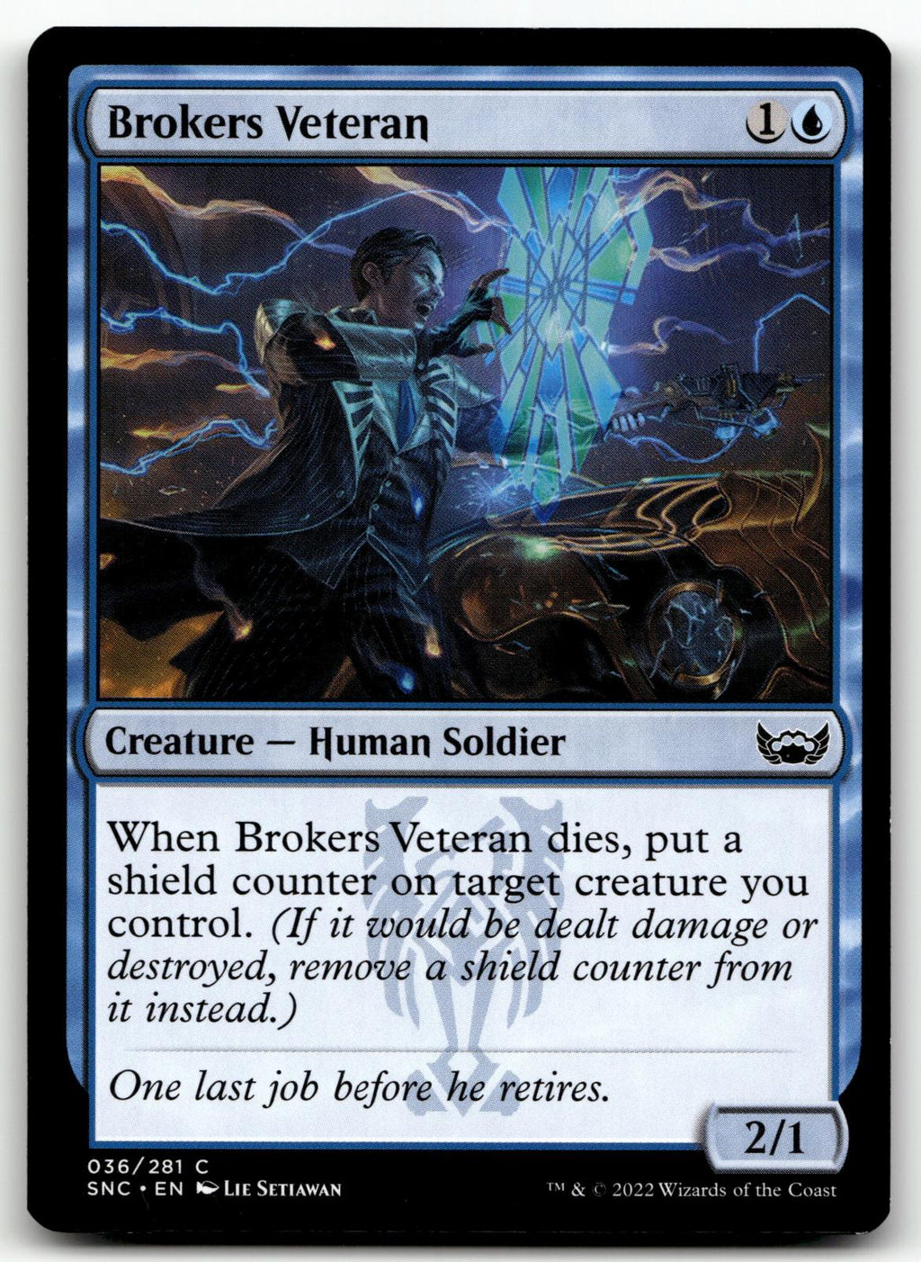 Brokers Veteran 36 Common Streets of New Capenna Magic: The Gathering Near Mint