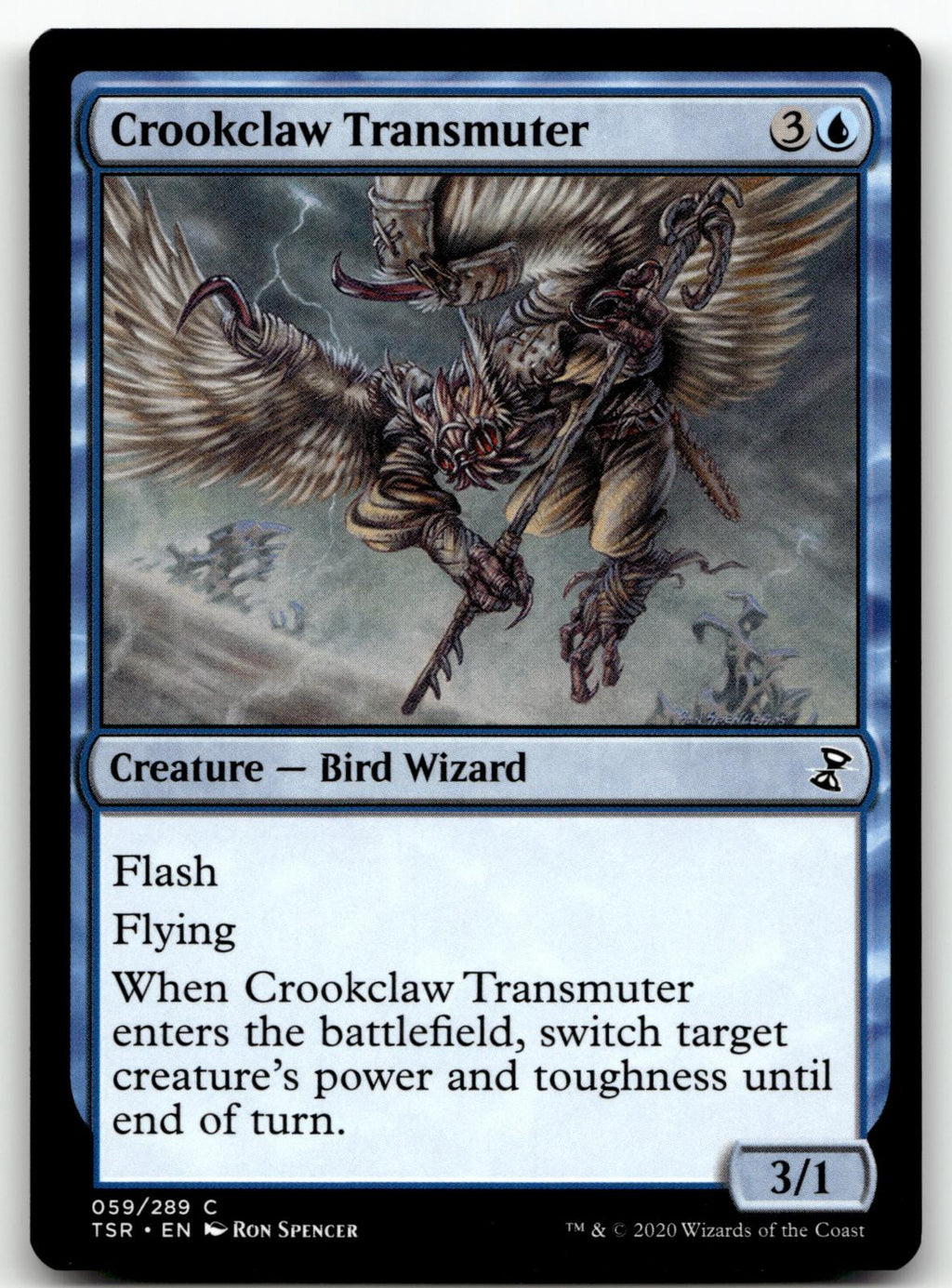 Crookclaw Transmuter 59 Common Time Spiral: Remastered Magic: The Gathering NM