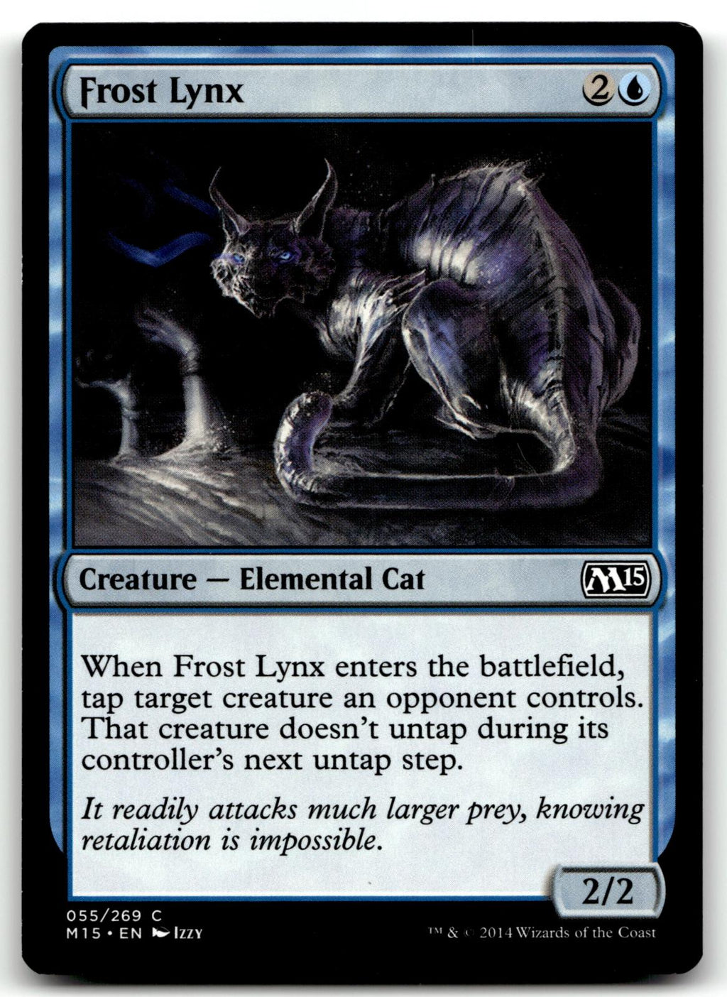 Frost Lynx 55 Common Magic 2015 (M15) Magic: The Gathering Near Mint