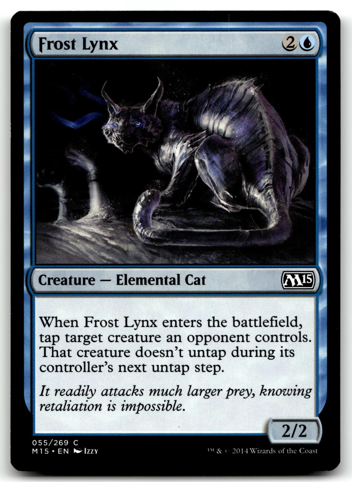 Frost Lynx 55 Common Magic 2015 (M15) Magic: The Gathering Near Mint