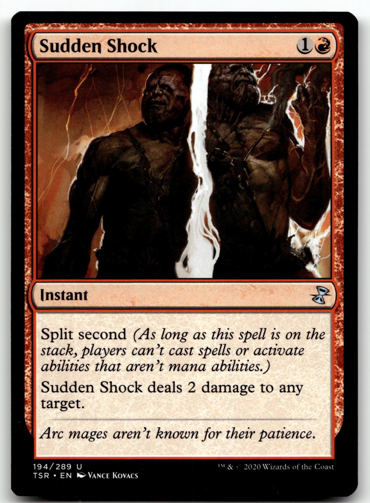 Sudden Shock 194 Uncommon Time Spiral: Remastered Magic: The Gathering Near Mint