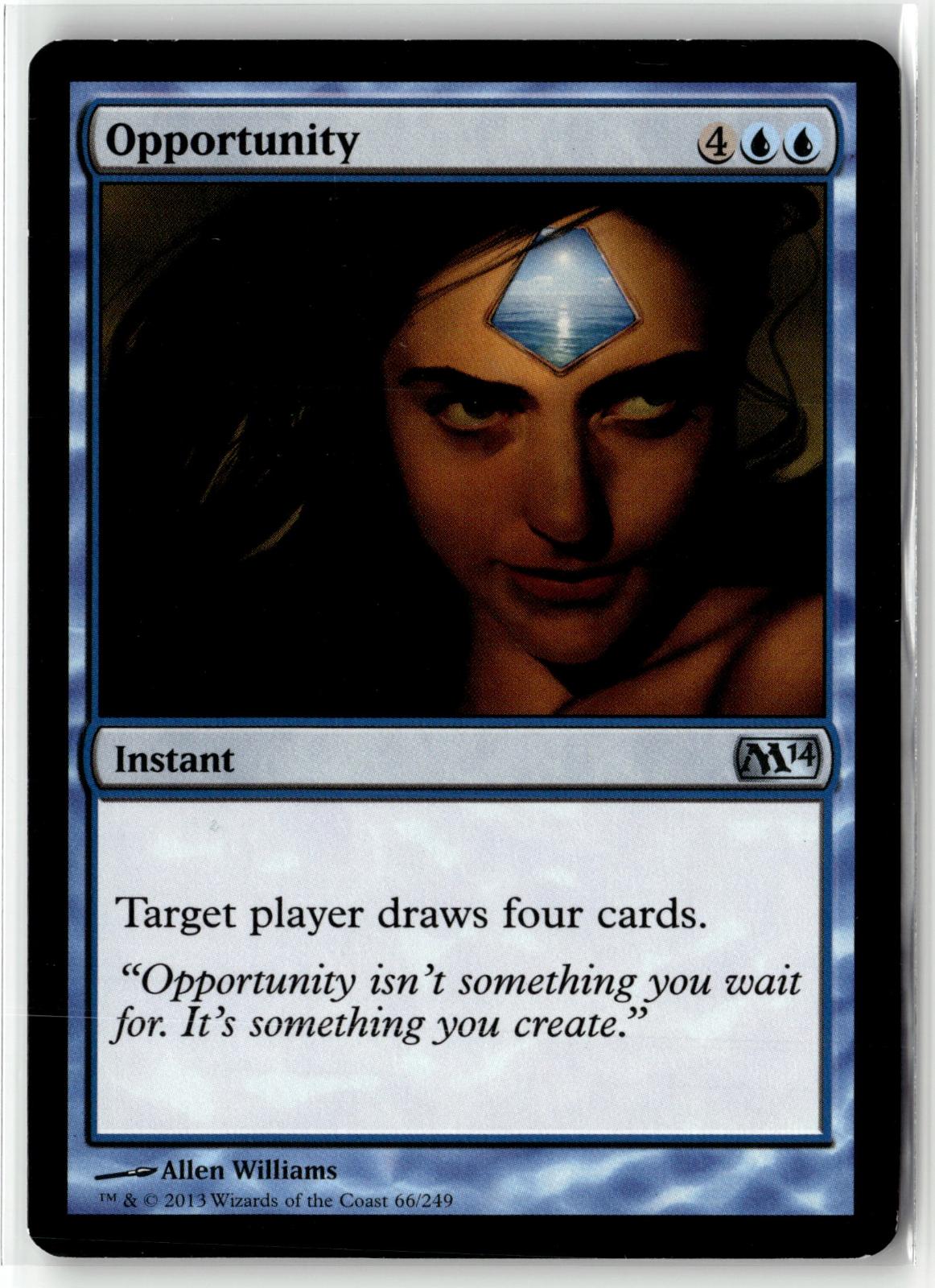 Opportunity 66 Uncommon Magic 2014 (M14) Magic: The Gathering Near Mint