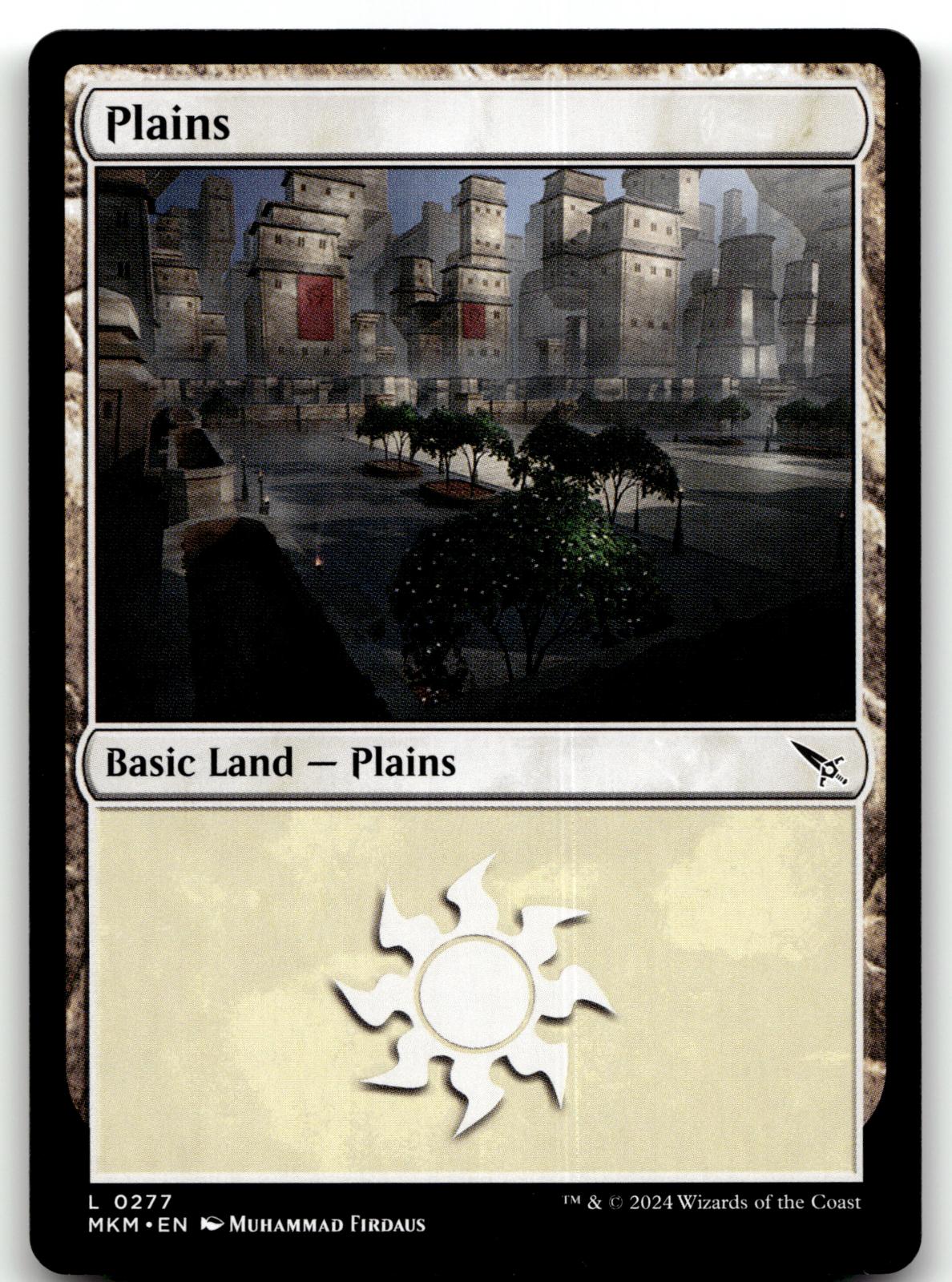 Plains (0277) 277 Land Murders at Karlov Manor Magic: The Gathering Near Mint