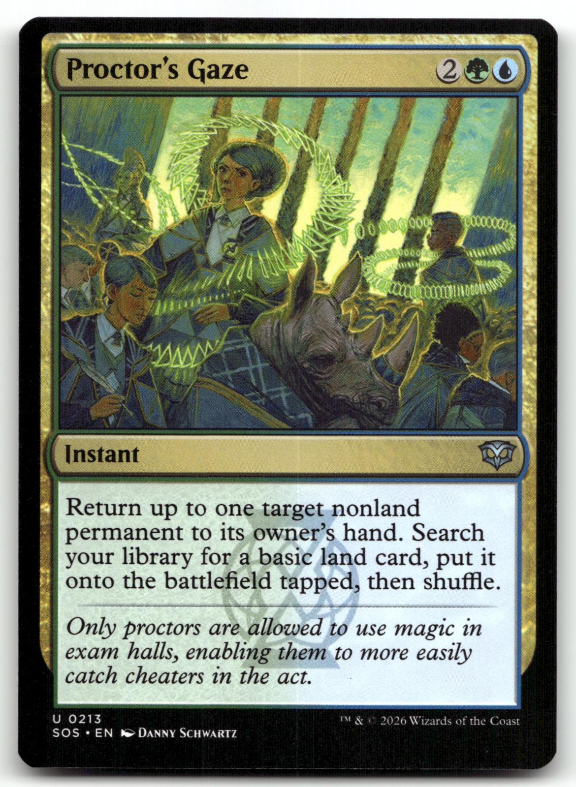 Proctor's Gaze 213 Uncommon Secrets of Strixhaven Magic: The Gathering Near Mint