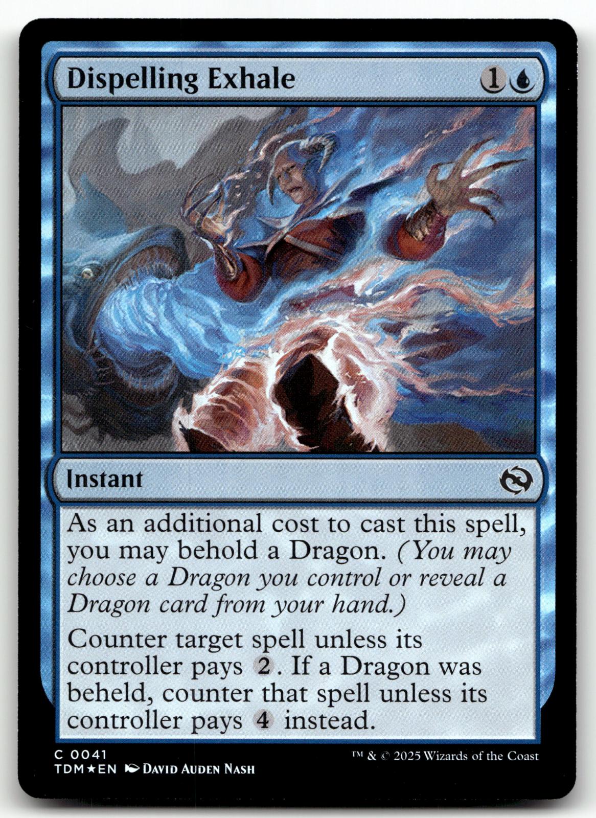 Dispelling Exhale 41 Common Tarkir: Dragonstorm Magic: The Gathering Foil NM