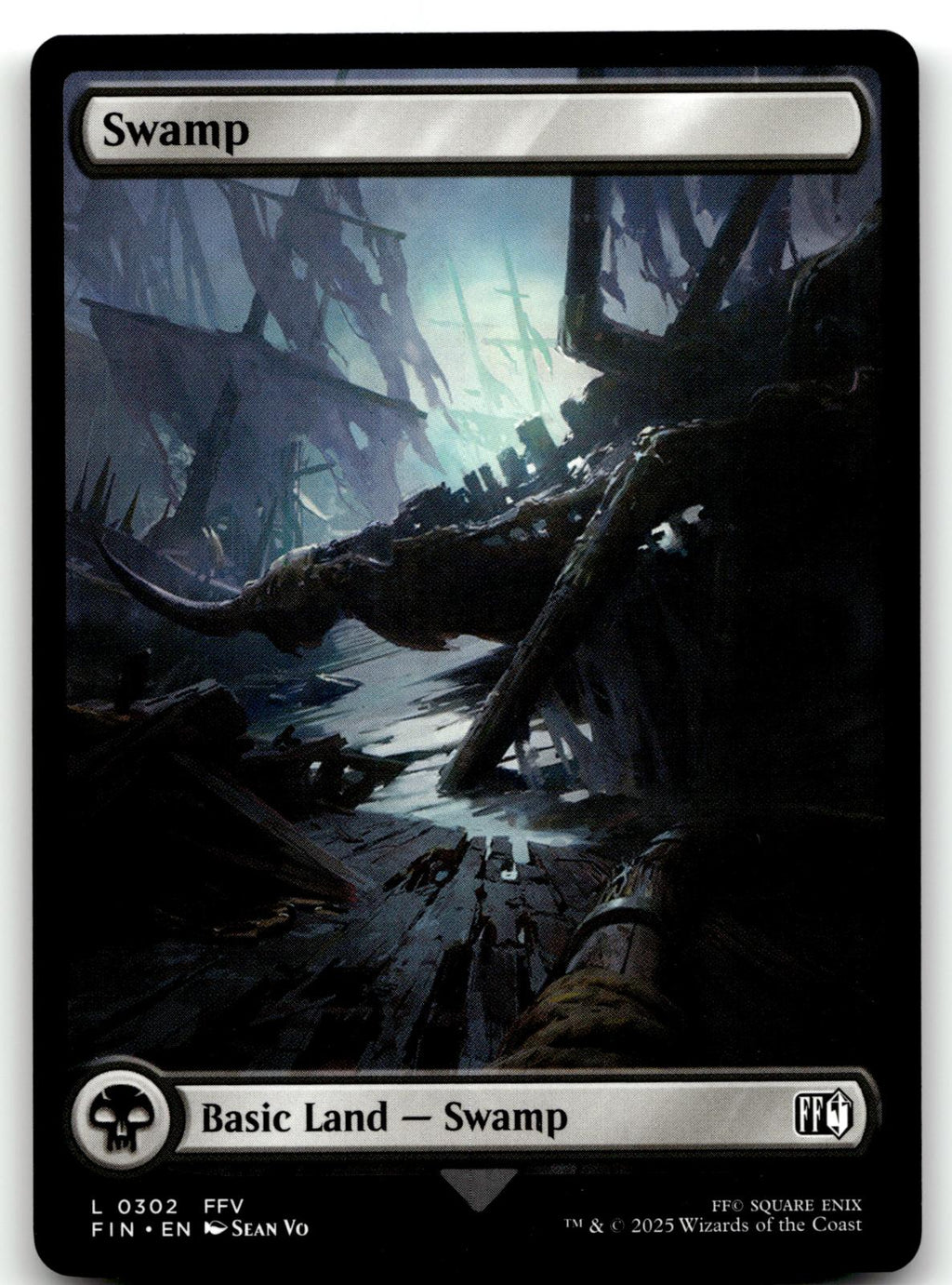 Swamp (0302) 302 Land FINAL FANTASY Magic: The Gathering Near Mint
