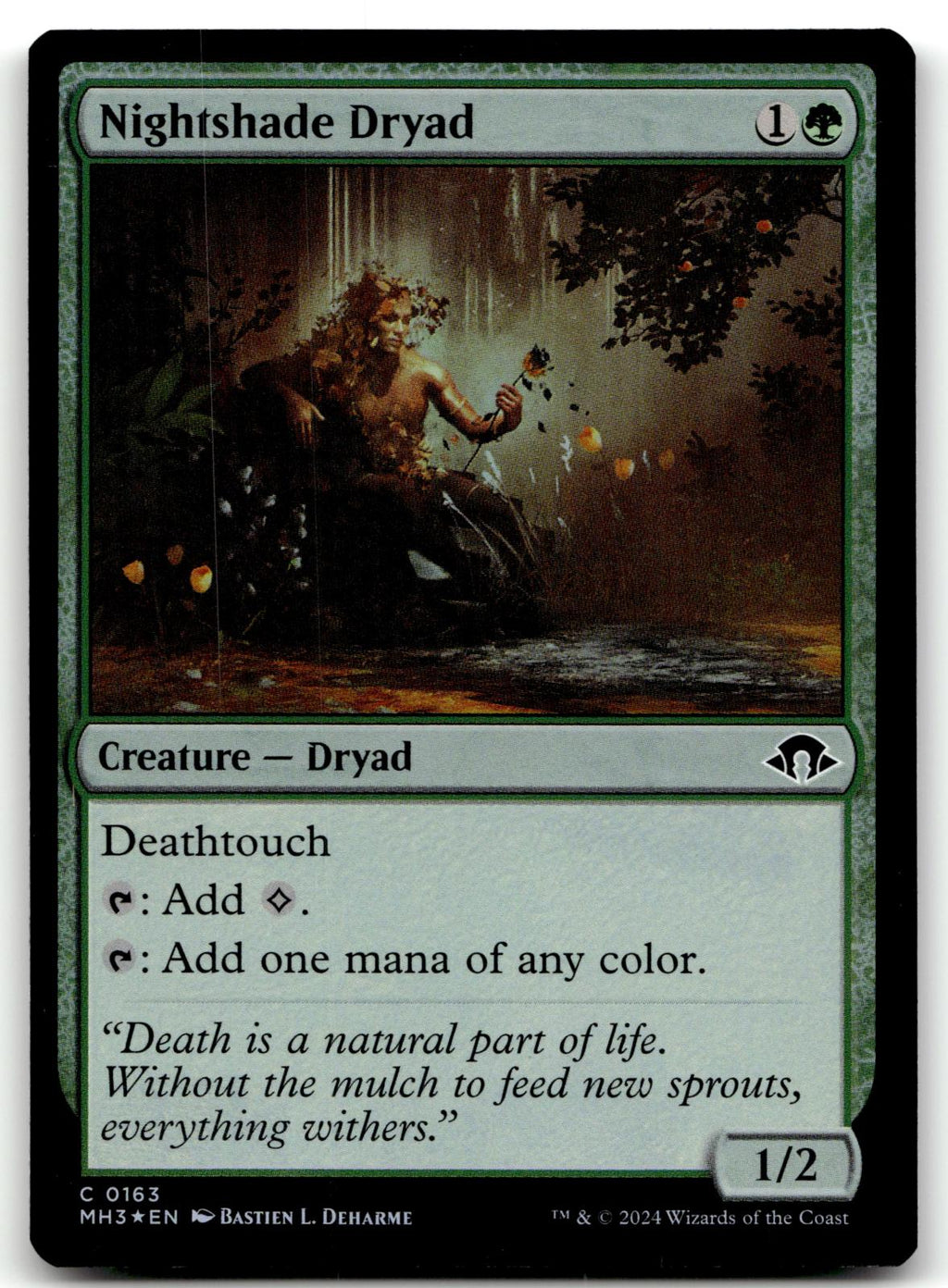 Nightshade Dryad 163 Common Modern Horizons 3 Magic: The Gathering Foil NM