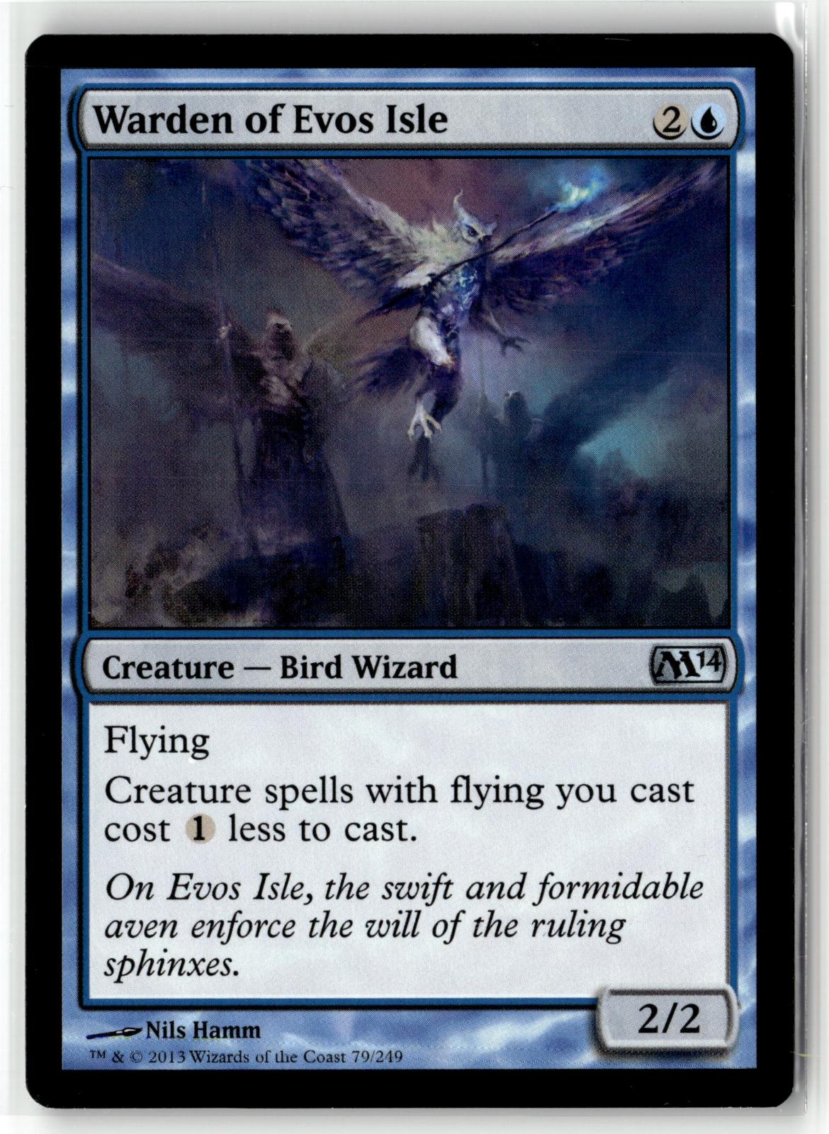 Warden of Evos Isle 79 Uncommon Magic 2014 (M14) Magic: The Gathering Near Mint