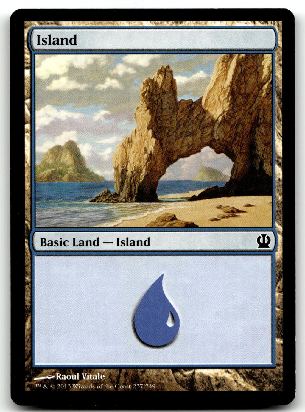 Island (237) 237 Land Theros Magic: The Gathering Near Mint