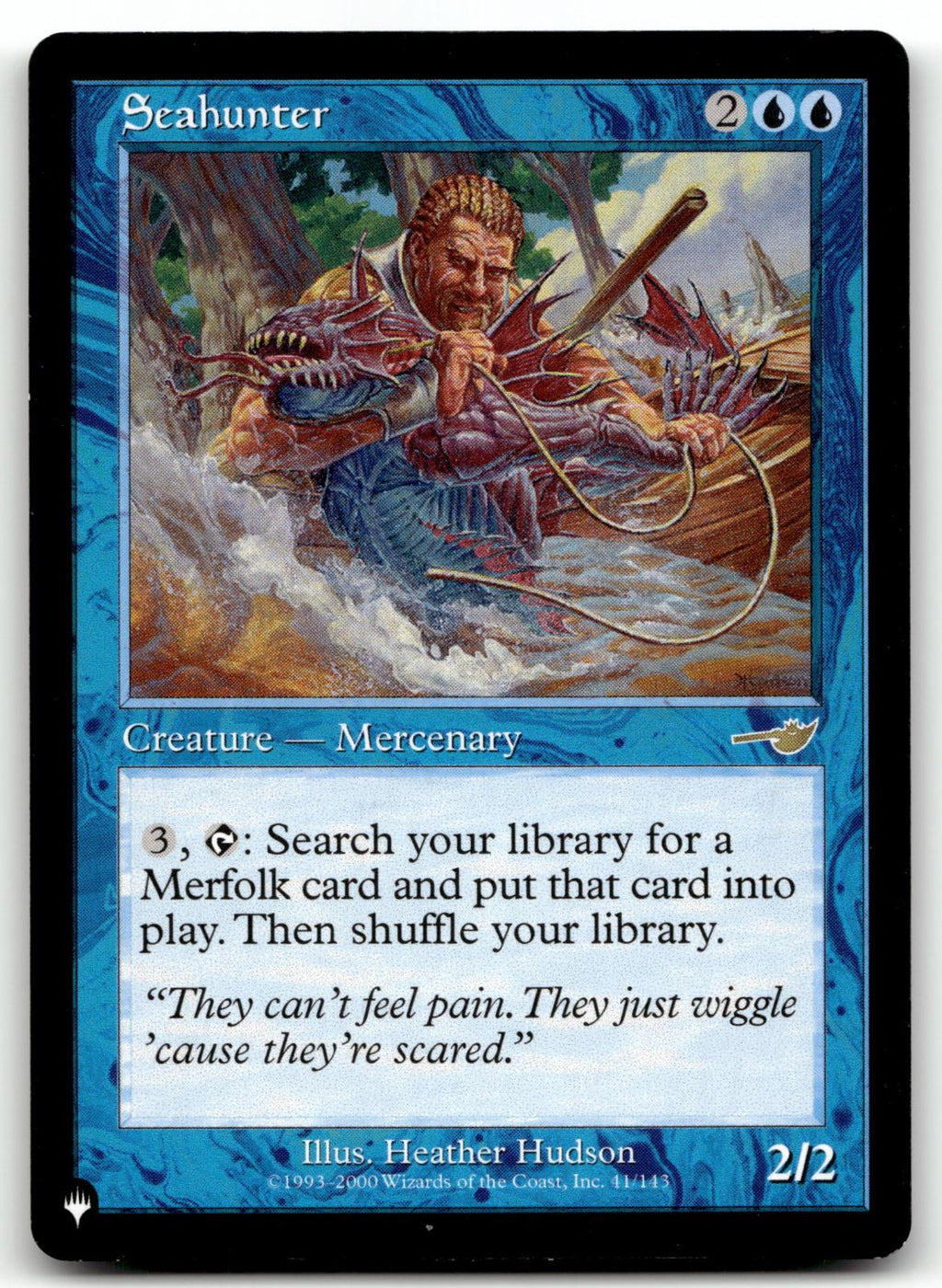 Seahunter 41 Rare Nemesis Magic: The Gathering Near Mint