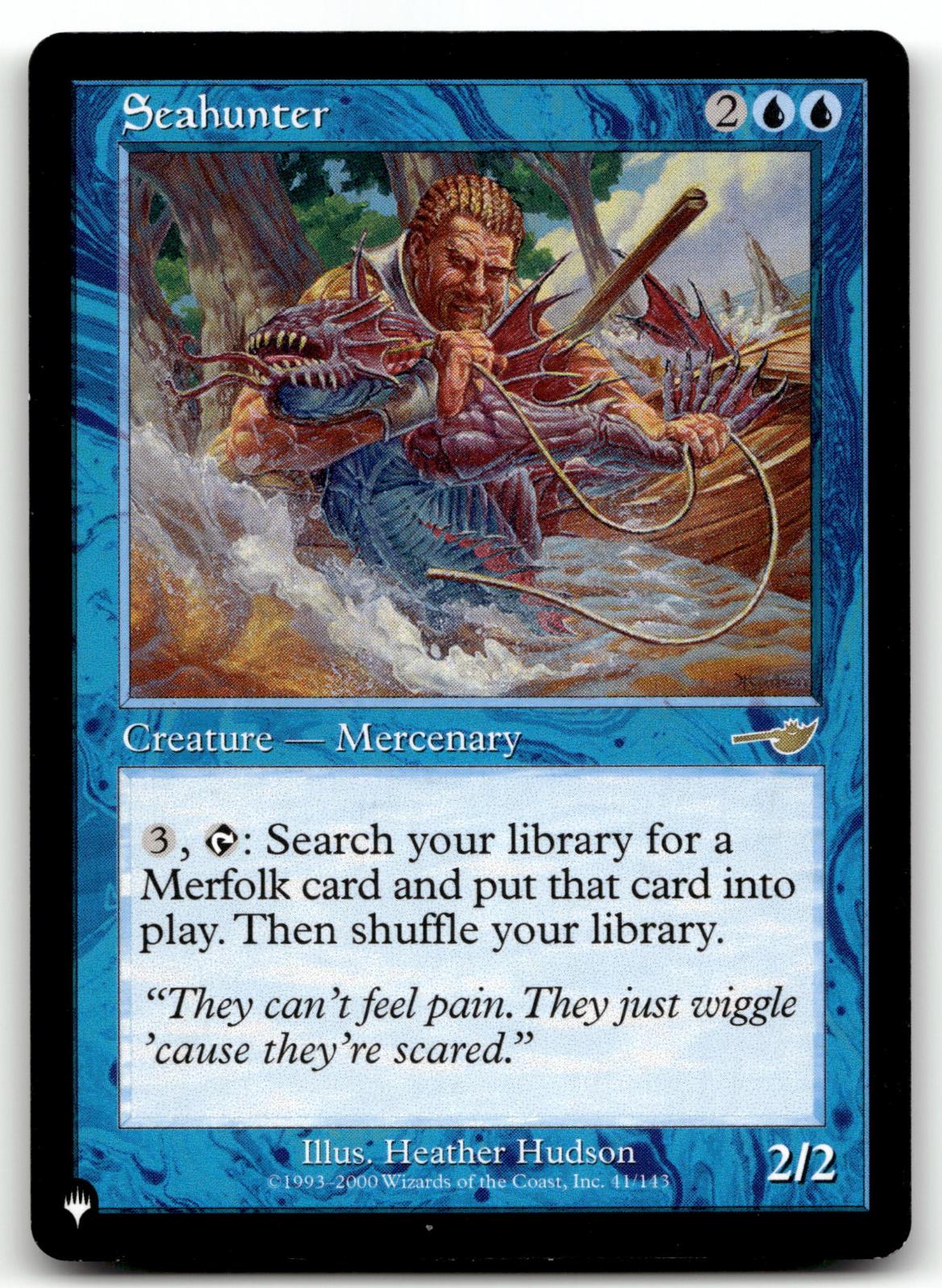 Seahunter 41 Rare Nemesis Magic: The Gathering Near Mint