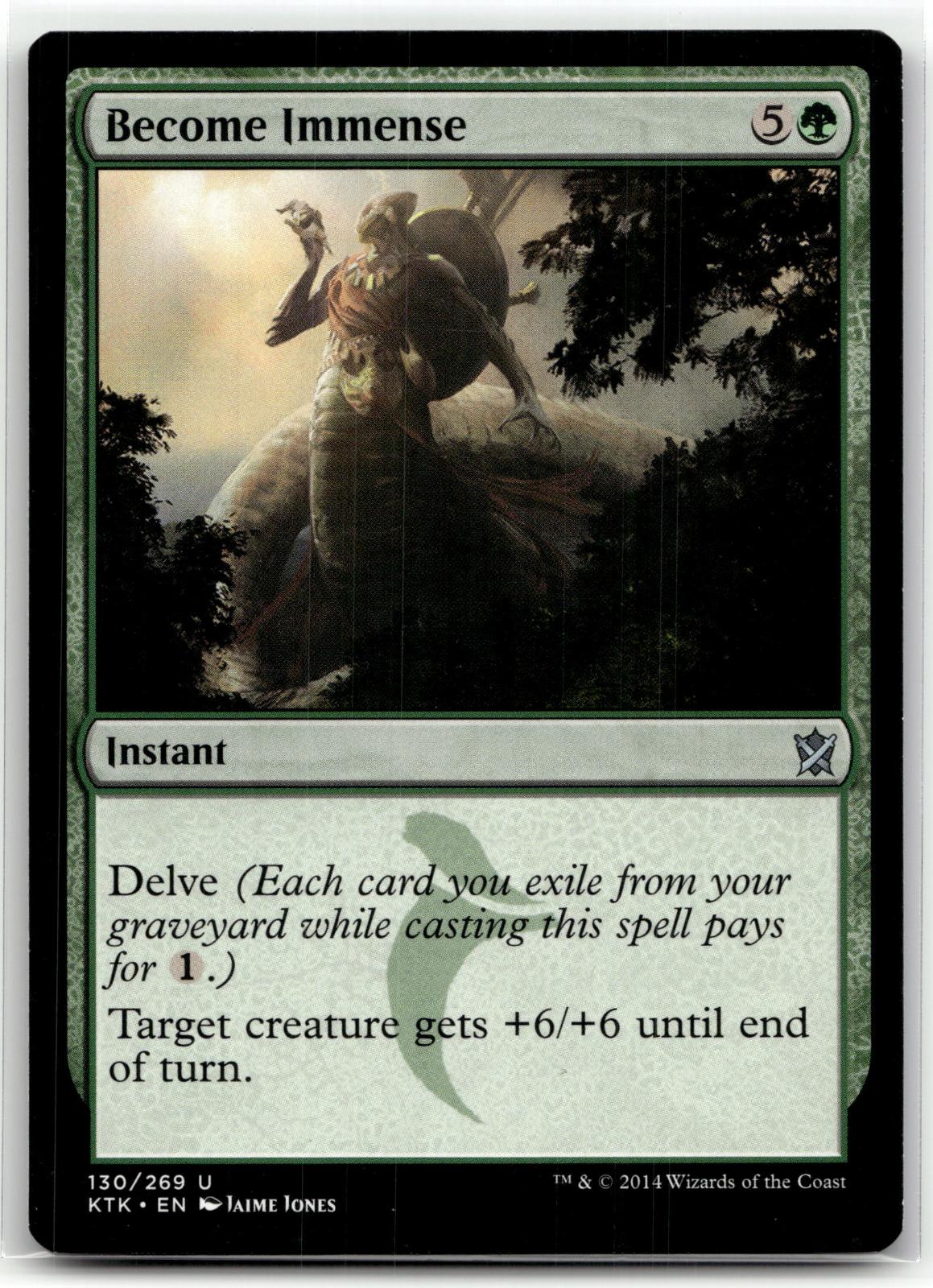 Become Immense 130 Uncommon Khans of Tarkir Magic: The Gathering Near Mint