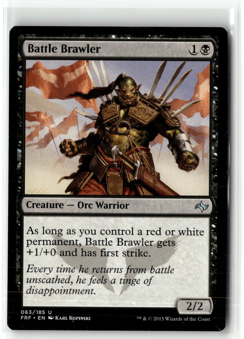 Battle Brawler 63 Uncommon Fate Reforged Magic: The Gathering Near Mint