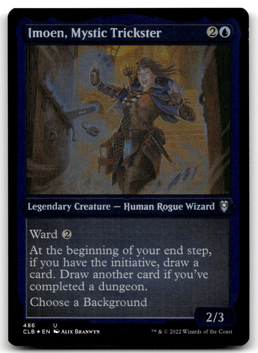 Imoen, Mystic Trickster (Foil Etched) 486 Commander Legends: Battle for Baldur's Gate Magic: The Gathering NM
