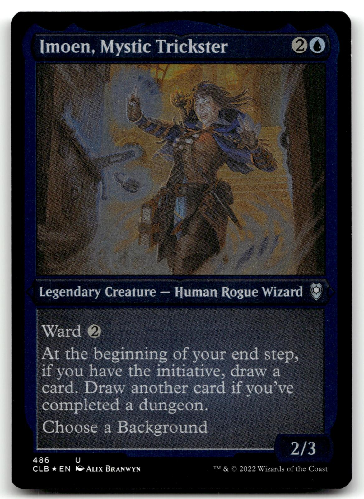 Imoen, Mystic Trickster (Foil Etched) 486 Commander Legends: Battle for Baldur's Gate Magic: The Gathering NM