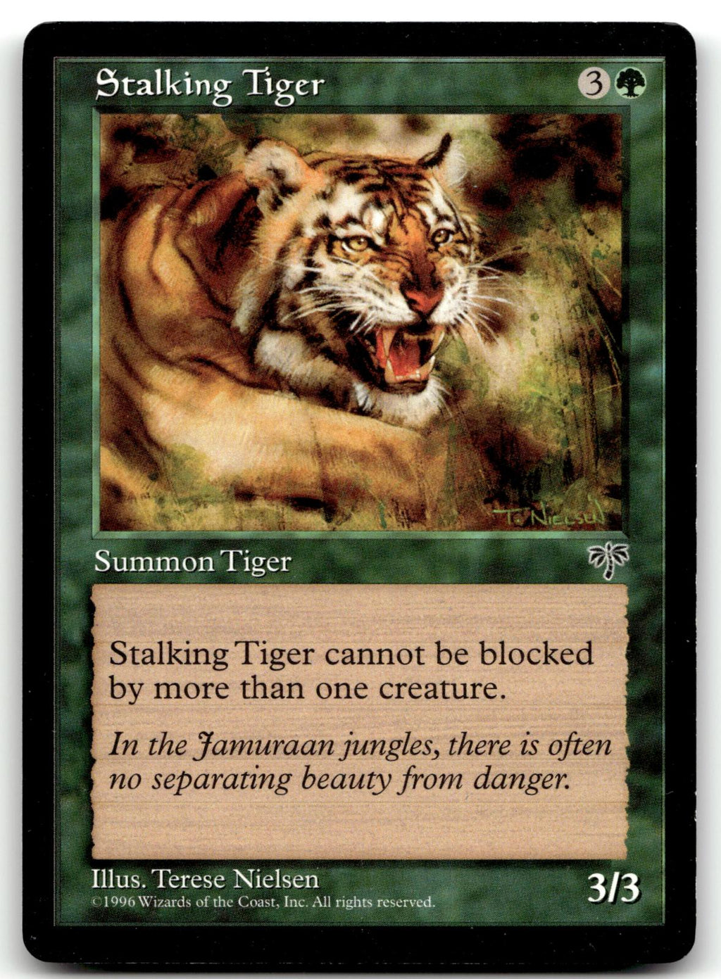 Stalking Tiger Common Mirage Magic: The Gathering Near Mint