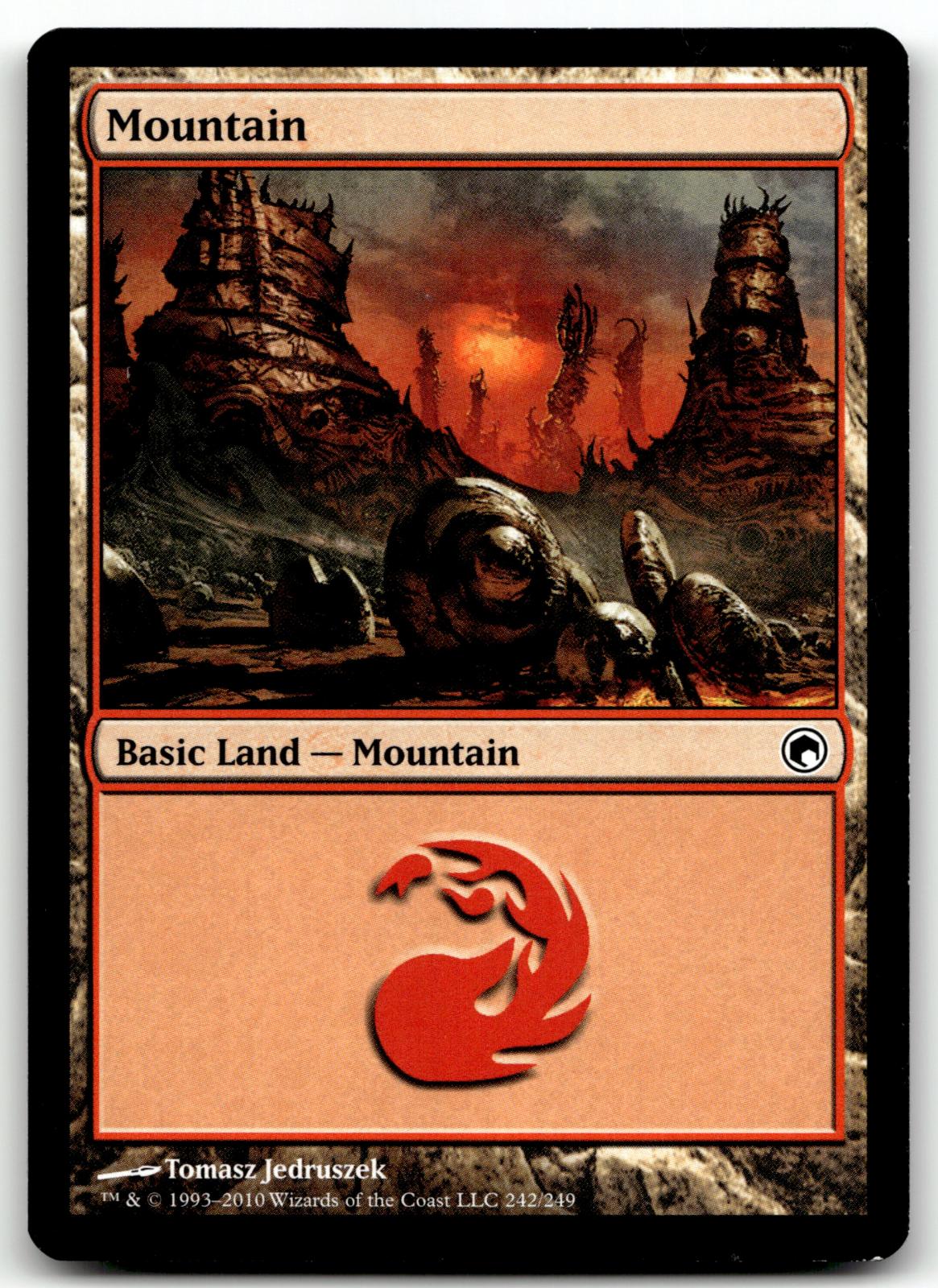 Mountain (242) 242 Land Scars of Mirrodin Magic: The Gathering Near Mint
