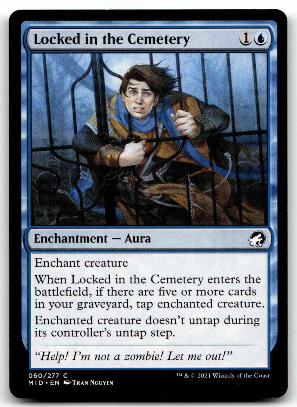 Locked in the Cemetery 60 Innistrad: Midnight Hunt Magic: The Gathering NM