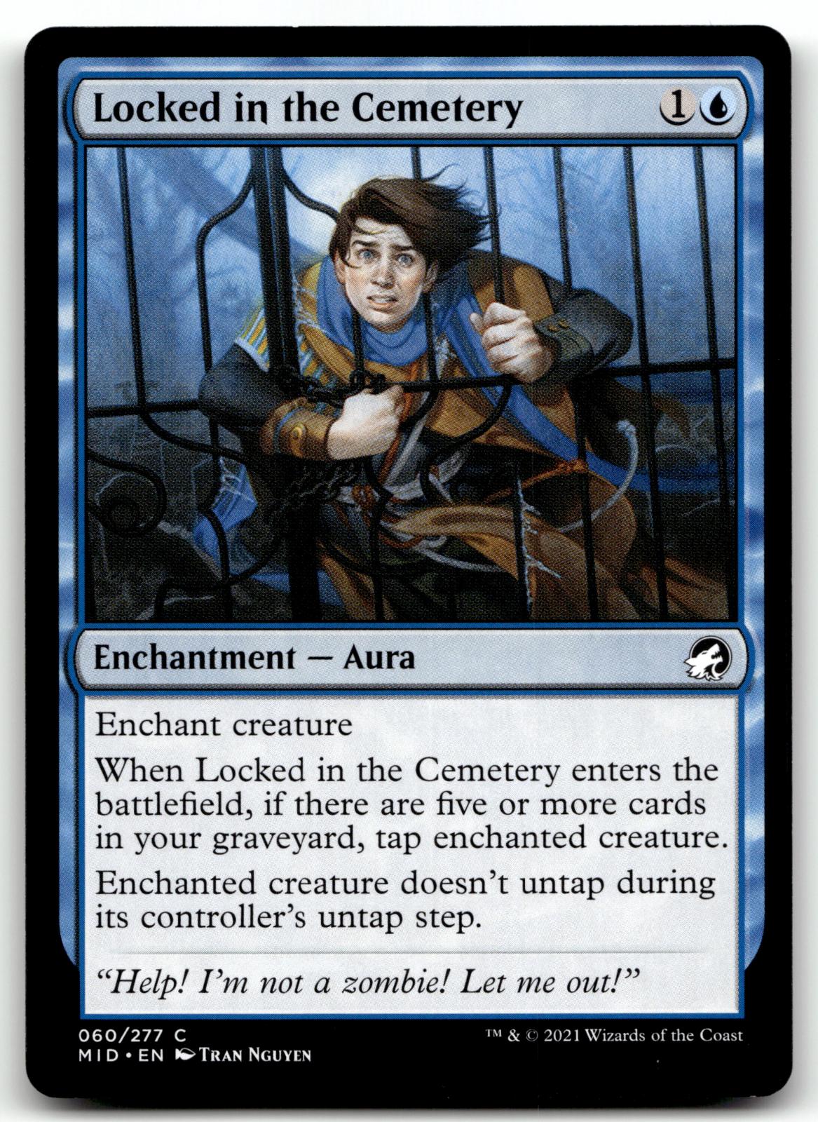 Locked in the Cemetery 60 Innistrad: Midnight Hunt Magic: The Gathering NM