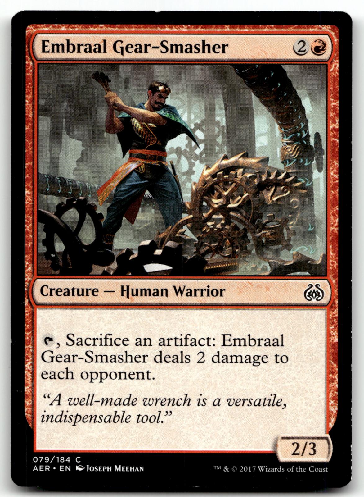 Embraal Gear-Smasher 79 Common Aether Revolt Magic: The Gathering Near Mint