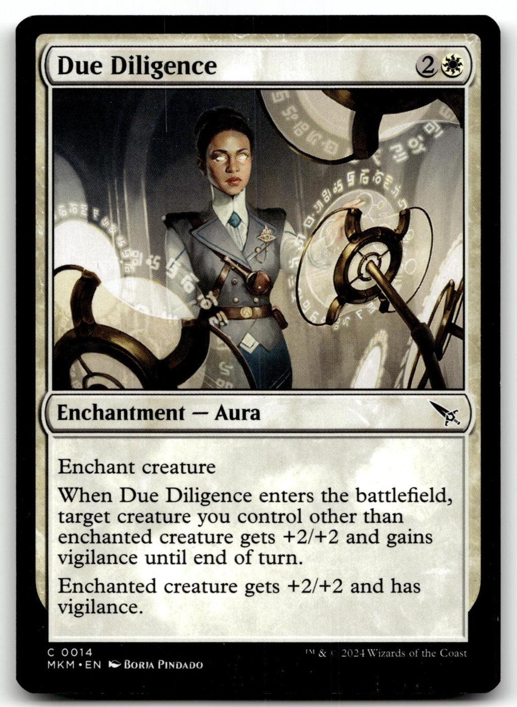 Due Diligence 14 Common Murders at Karlov Manor Magic: The Gathering Near Mint