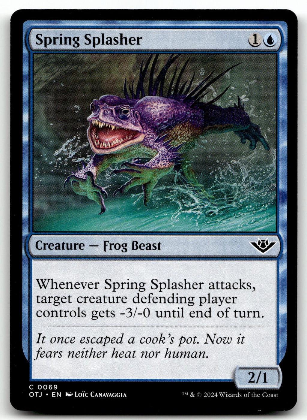 Spring Splasher 69 Common Outlaws of Thunder Junction Magic: The Gathering NM