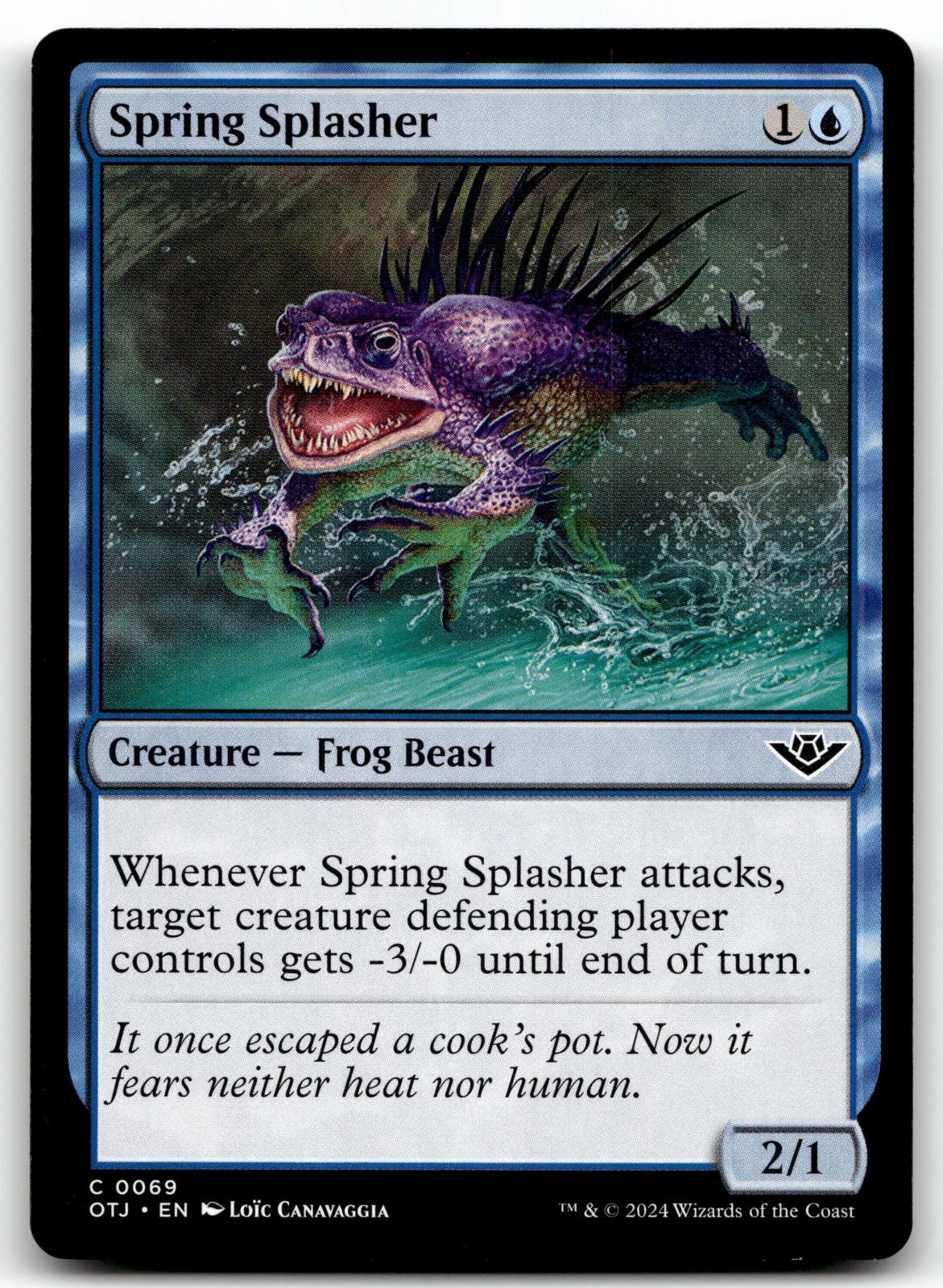 Spring Splasher 69 Common Outlaws of Thunder Junction Magic: The Gathering NM