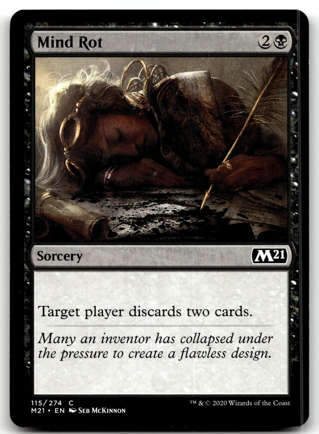 Mind Rot 115 Common Core Set 2021 Magic: The Gathering Near Mint