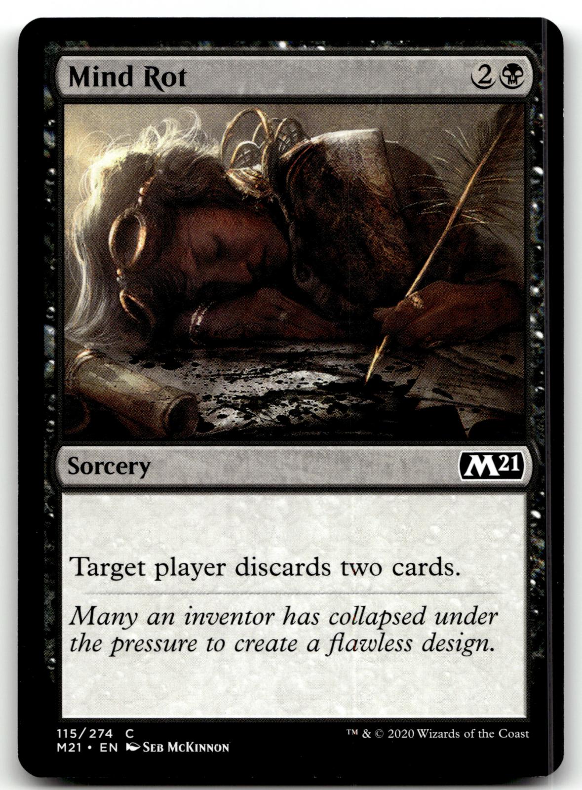 Mind Rot 115 Common Core Set 2021 Magic: The Gathering Near Mint
