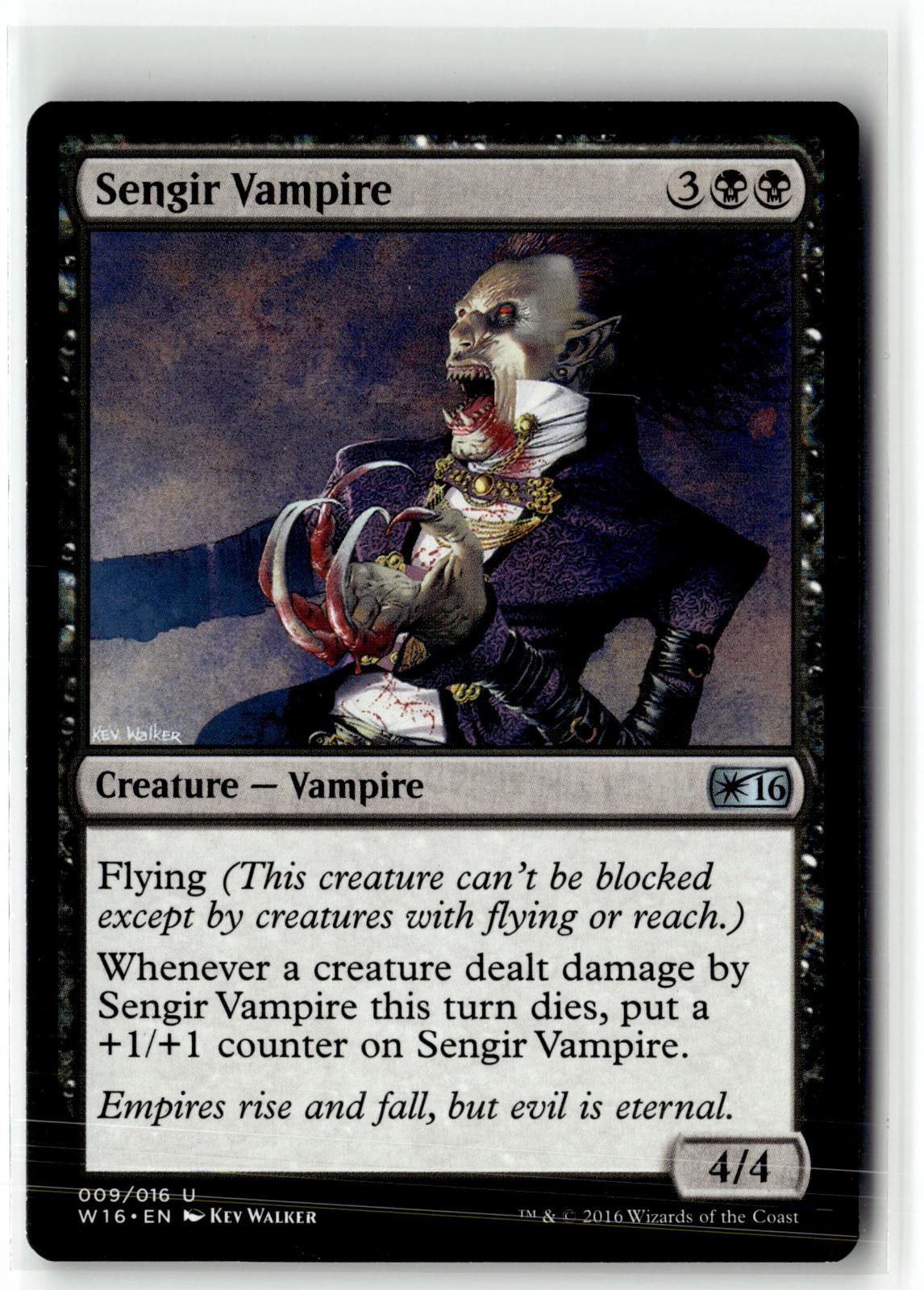Sengir Vampire 9 Uncommon Welcome Deck 2016 Magic: The Gathering Near Mint