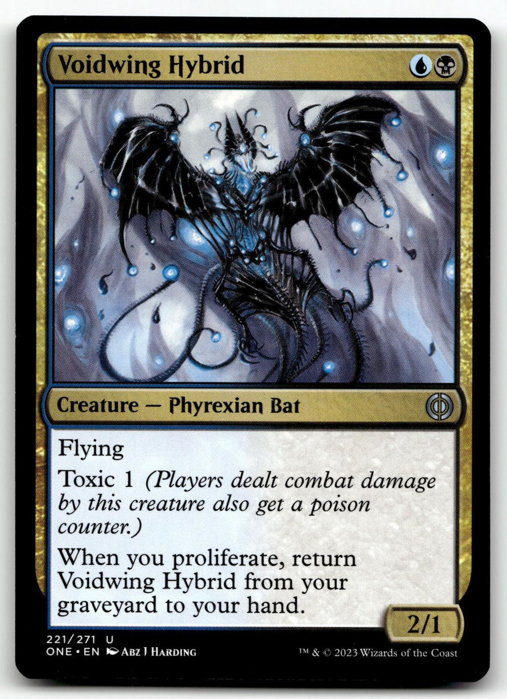 Voidwing Hybrid 221 Uncommon Phyrexia: All Will Be One Magic: The Gathering NM