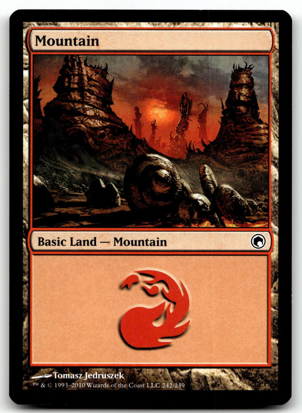 Mountain (242) 242 Land Scars of Mirrodin Magic: The Gathering Near Mint