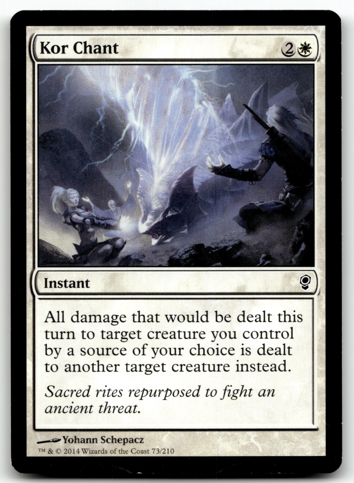 Kor Chant 73 Common Conspiracy Magic: The Gathering Near Mint
