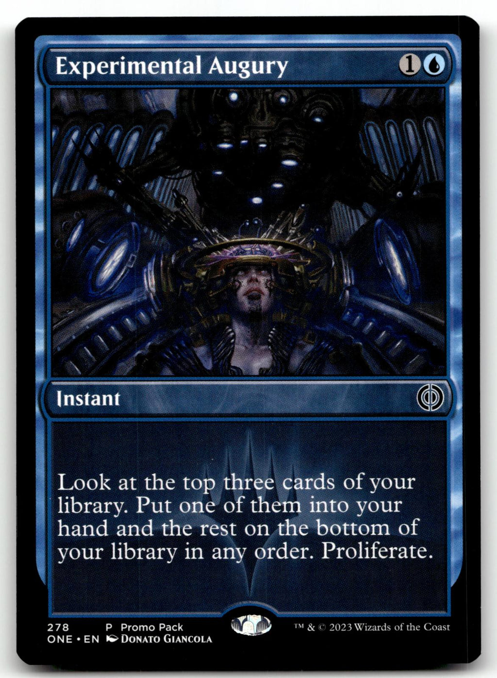 Experimental Augury 278 Promo Pack: Phyrexia: All Will Be One Magic: The Gathering NM