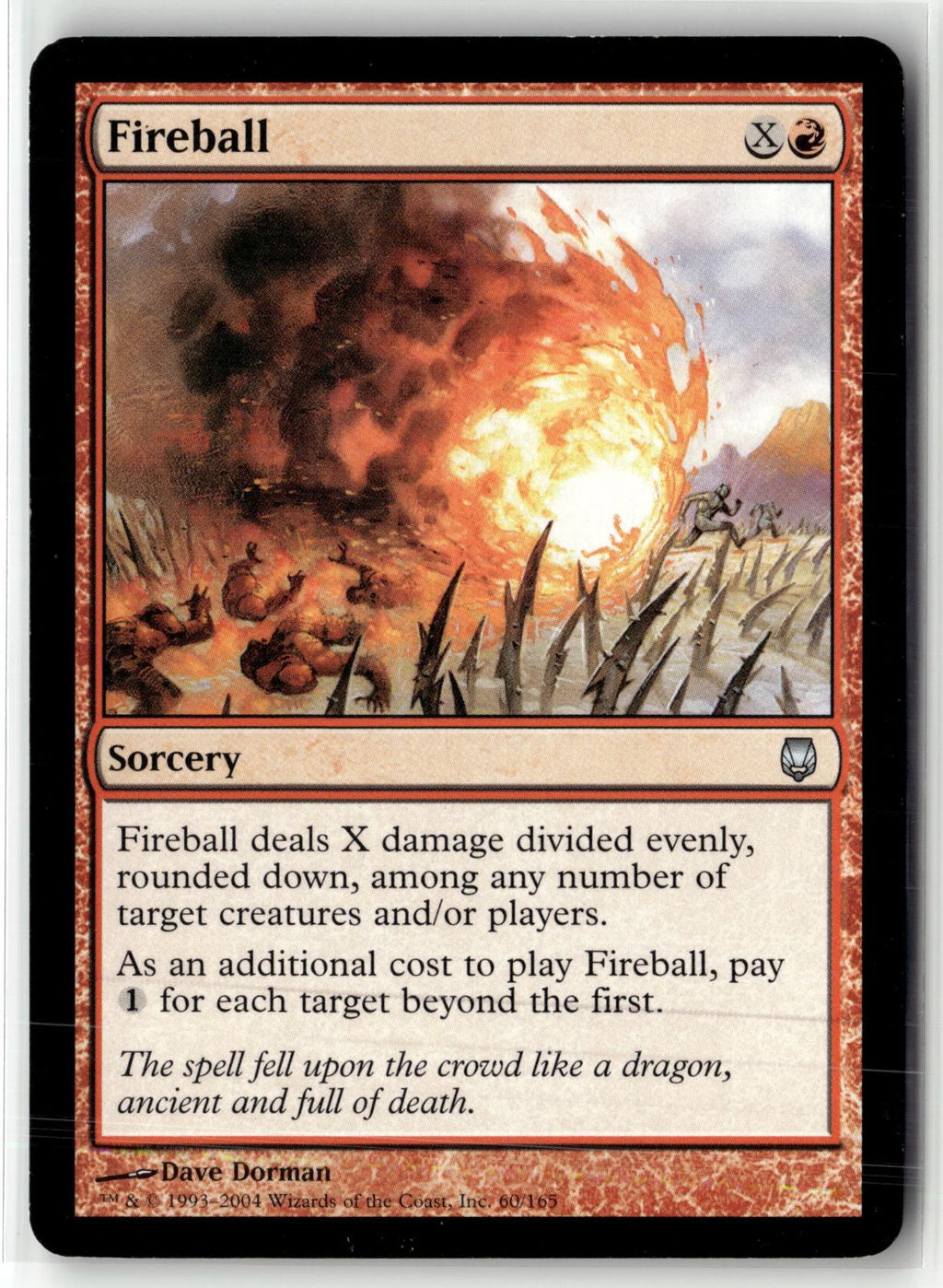 Fireball 60 Uncommon Darksteel Magic: The Gathering Near Mint