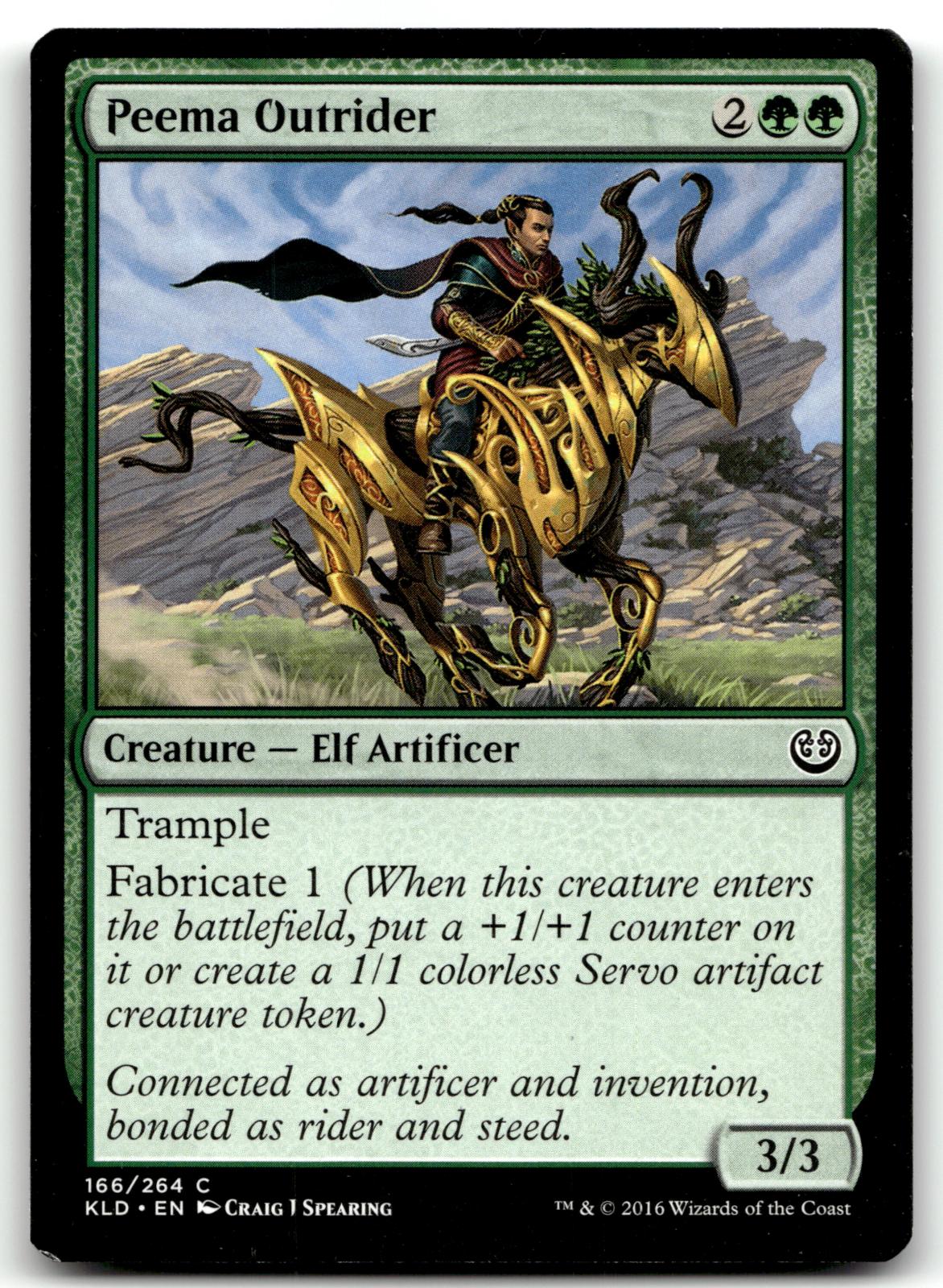 Peema Outrider 166 Common Kaladesh Magic: The Gathering Near Mint