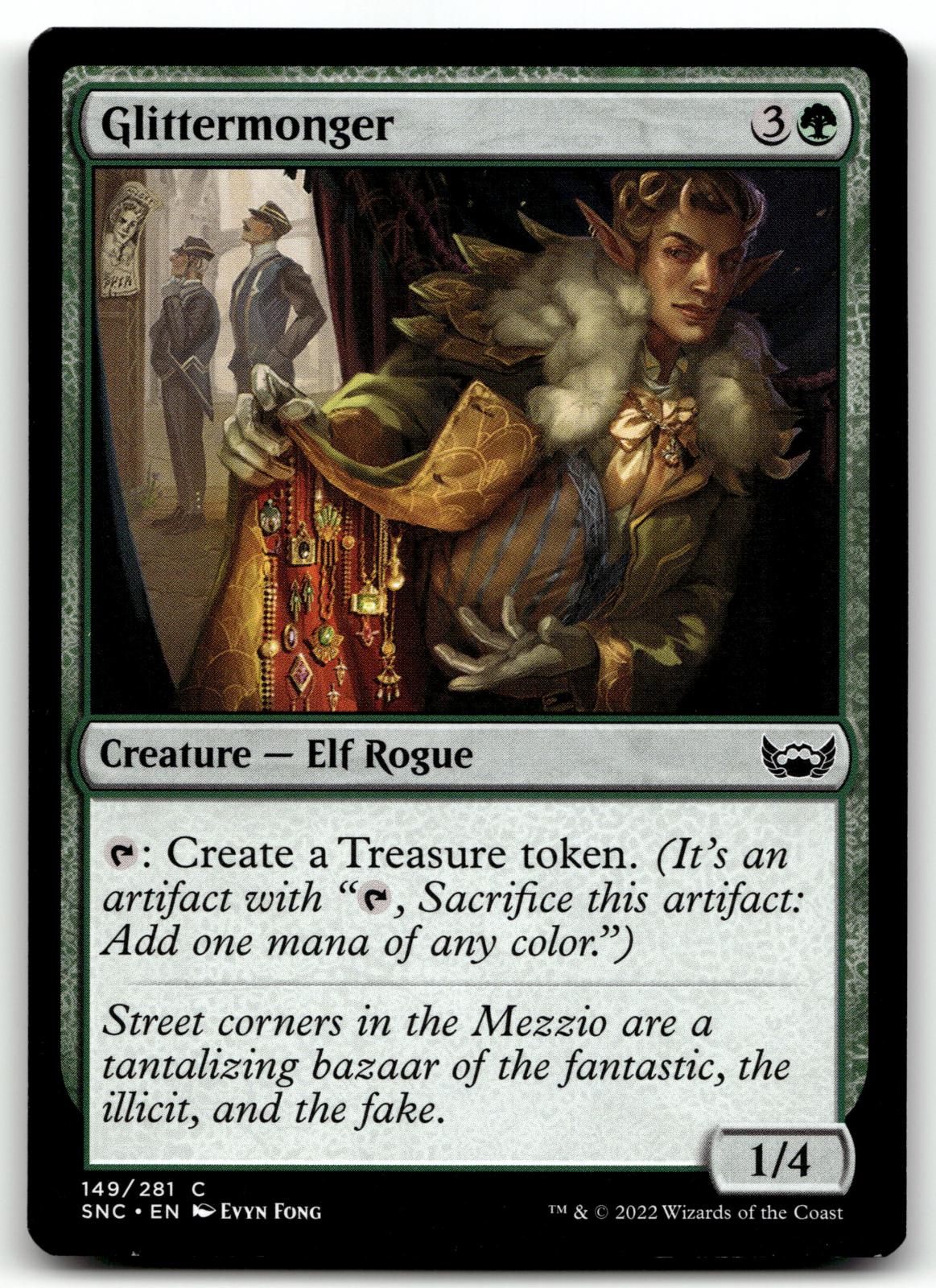 Glittermonger 149 Common Streets of New Capenna Magic: The Gathering Near Mint