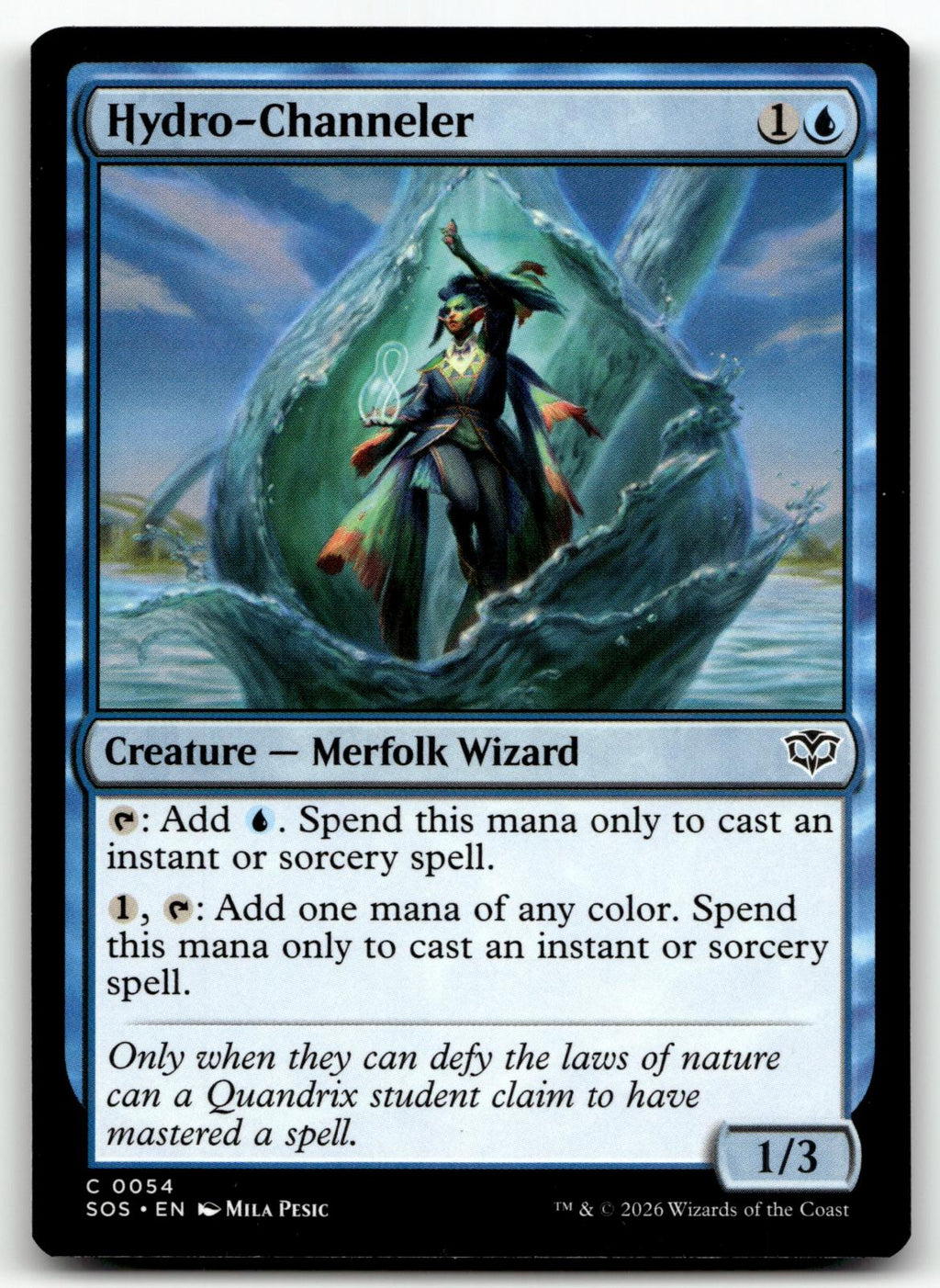 Hydro-Channeler 54 Common Secrets of Strixhaven Magic: The Gathering Near Mint
