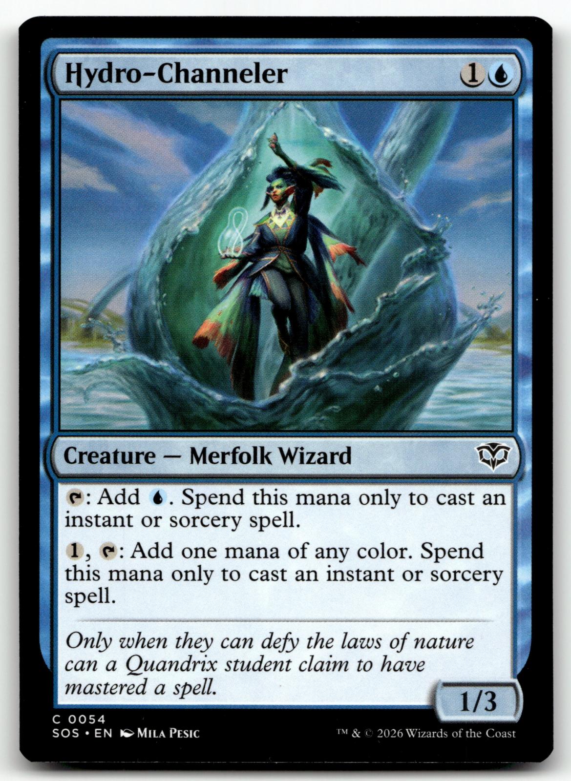 Hydro-Channeler 54 Common Secrets of Strixhaven Magic: The Gathering Near Mint